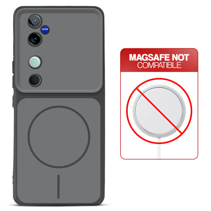 Dual Tone Silicone Back Cover Case With Metal Like Buttons For Vivo V40 5G - Image 9