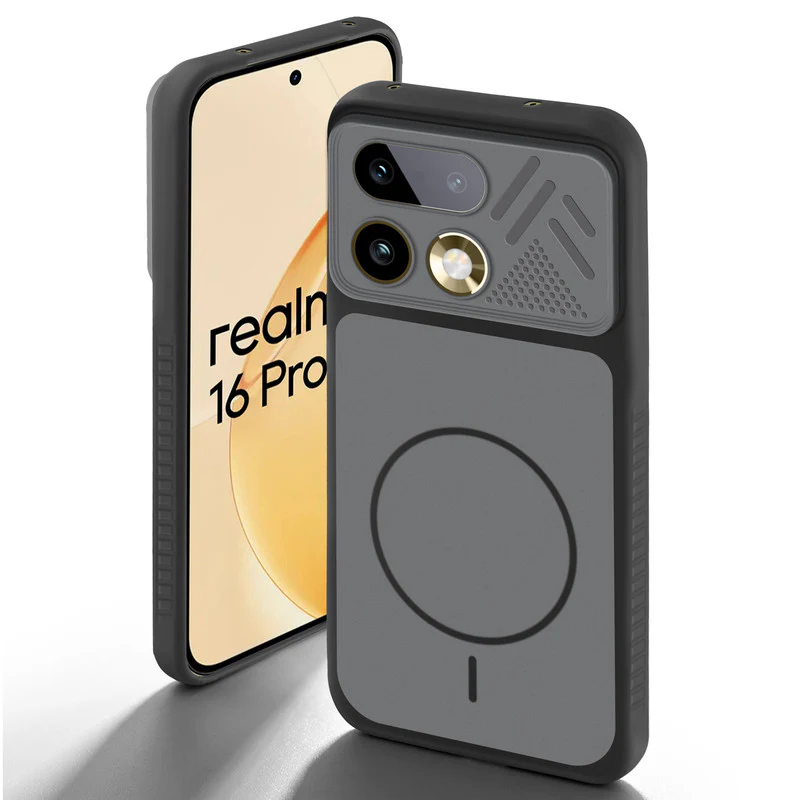 Dual Tone Silicone Grip Back Cover with Camera Protection for Realme 16 Pro 5G - Image 19