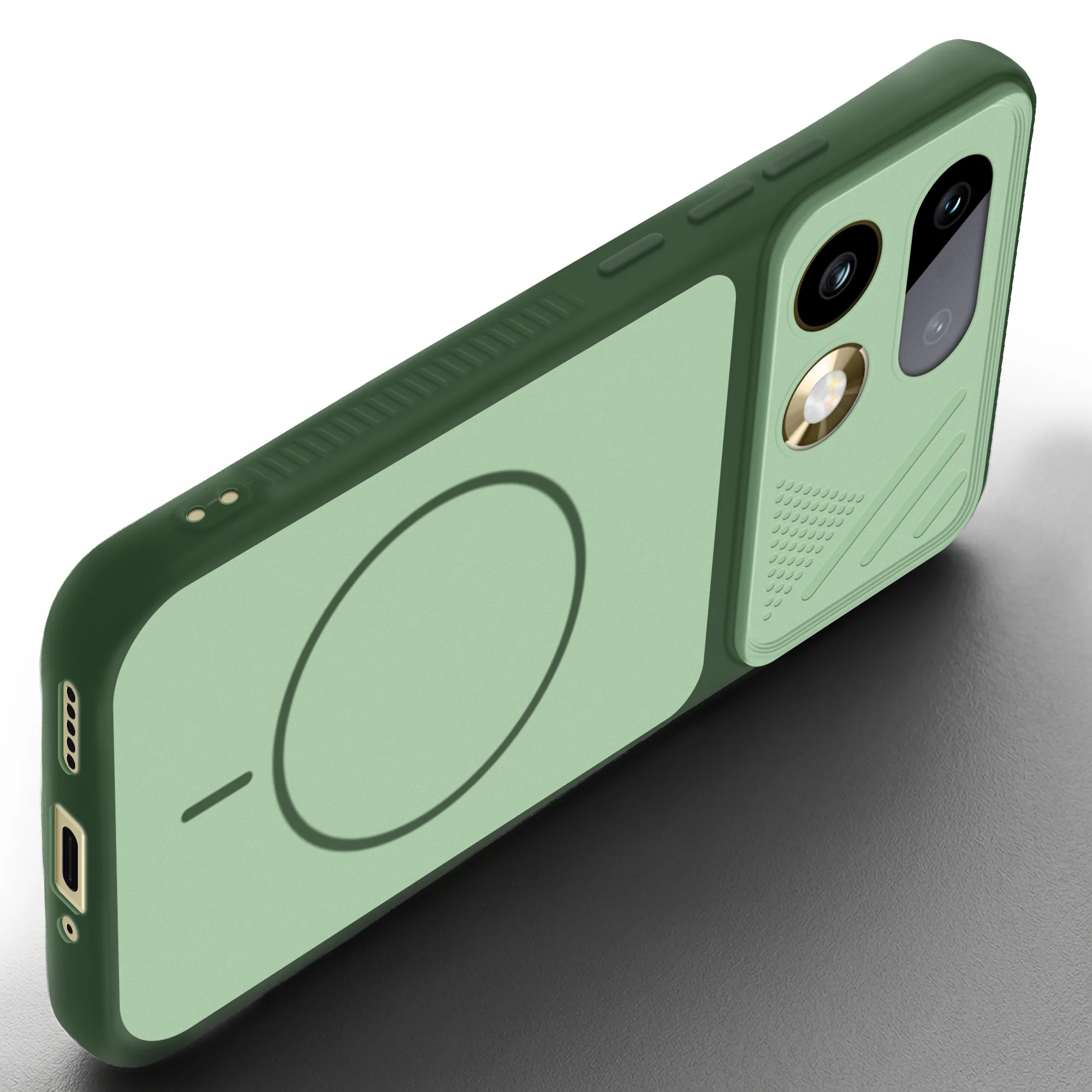 Dual Tone Silicone Grip Back Cover with Camera Protection for Realme 16 Pro Plus 5G - Image 11