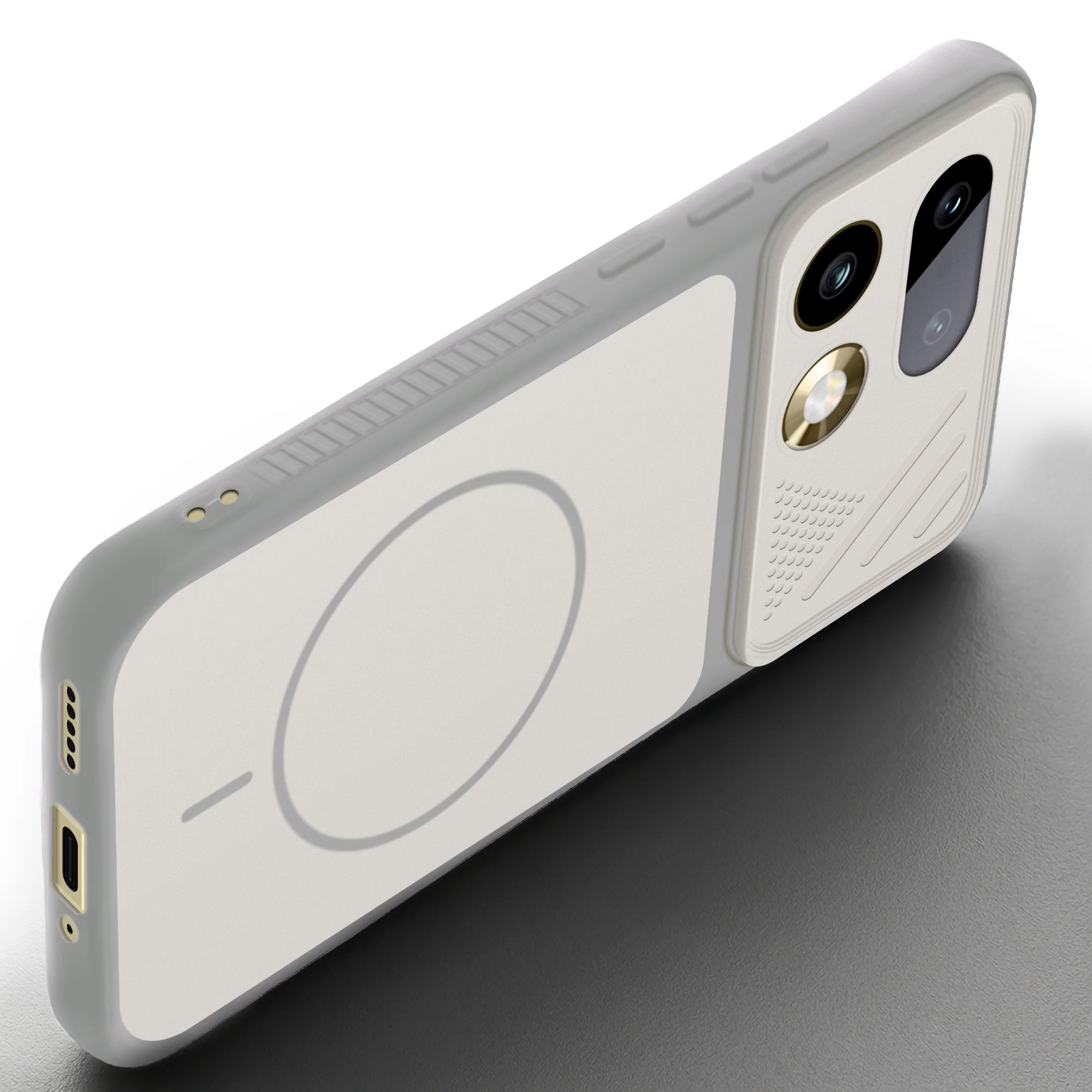Dual Tone Silicone Grip Back Cover with Camera Protection for Realme 16 Pro Plus 5G - Image 17