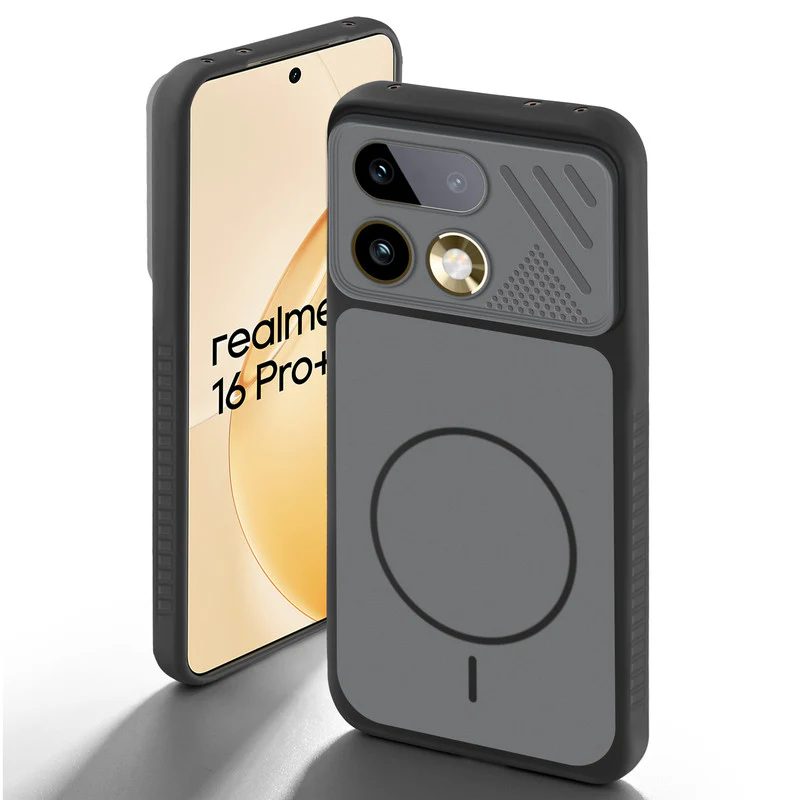 Dual Tone Silicone Grip Back Cover with Camera Protection for Realme 16 Pro Plus 5G - Image 19