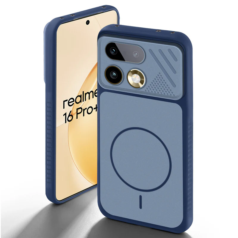Dual Tone Silicone Grip Back Cover with Camera Protection for Realme 16 Pro Plus 5G - Image 25