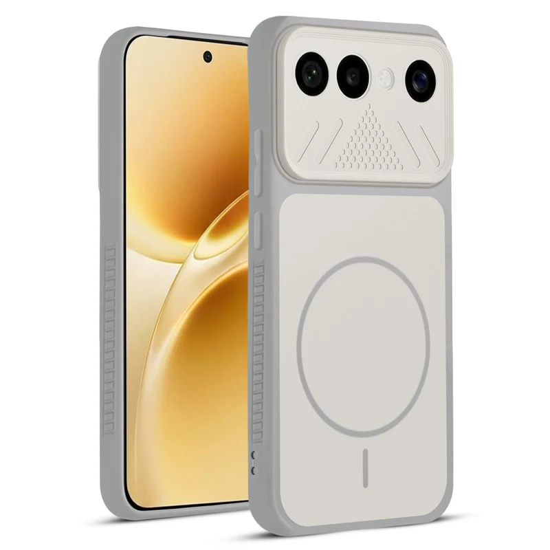 Dual Tone Silicone Grip Back Cover with Camera Protection for Vivo X300 FE 5G - Image 18