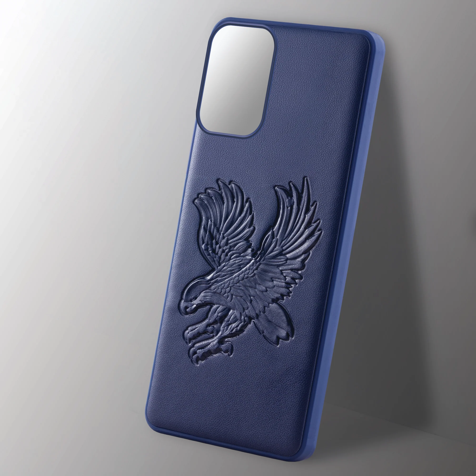 Eagle Textured Leather Back Case Cover for Motorola G34 5G - Image 23
