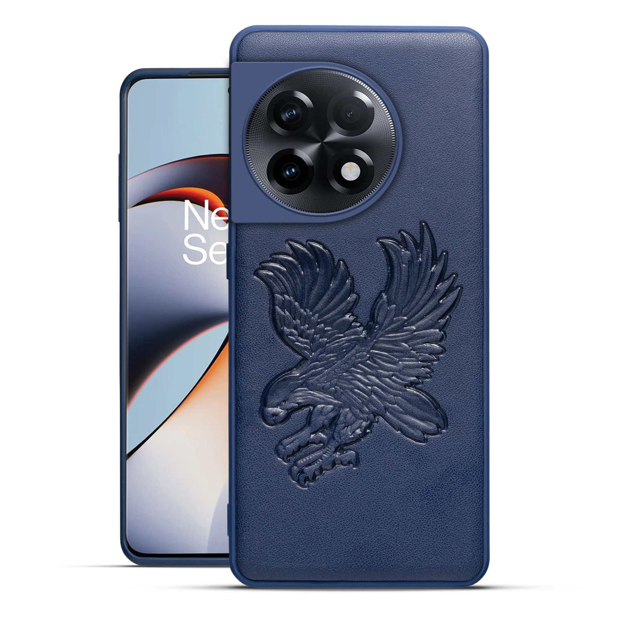 Eagle Textured Leather Back Case Cover for OnePlus 11R 5G - Image 21