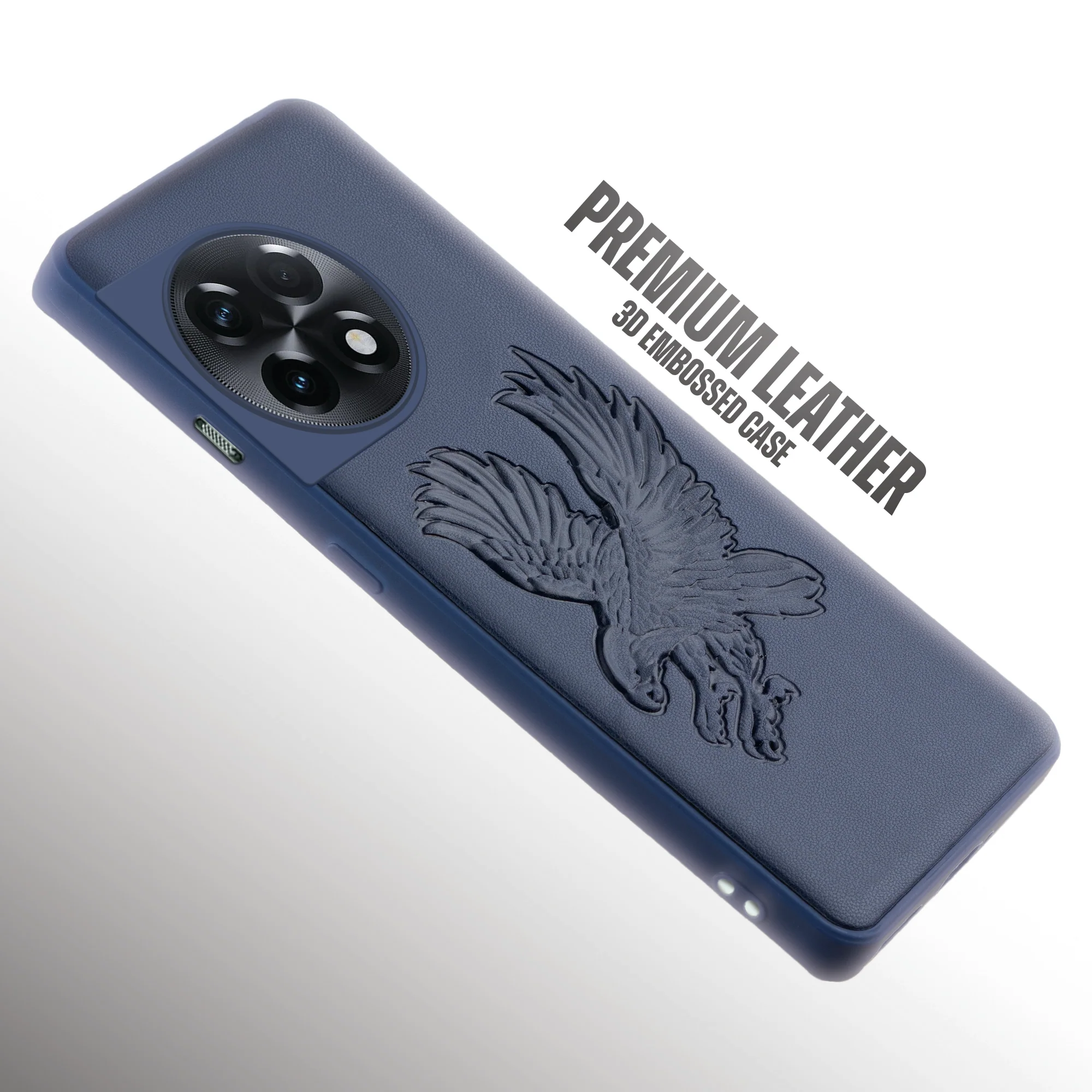 Eagle Textured Leather Back Case Cover for OnePlus 11R 5G - Image 24