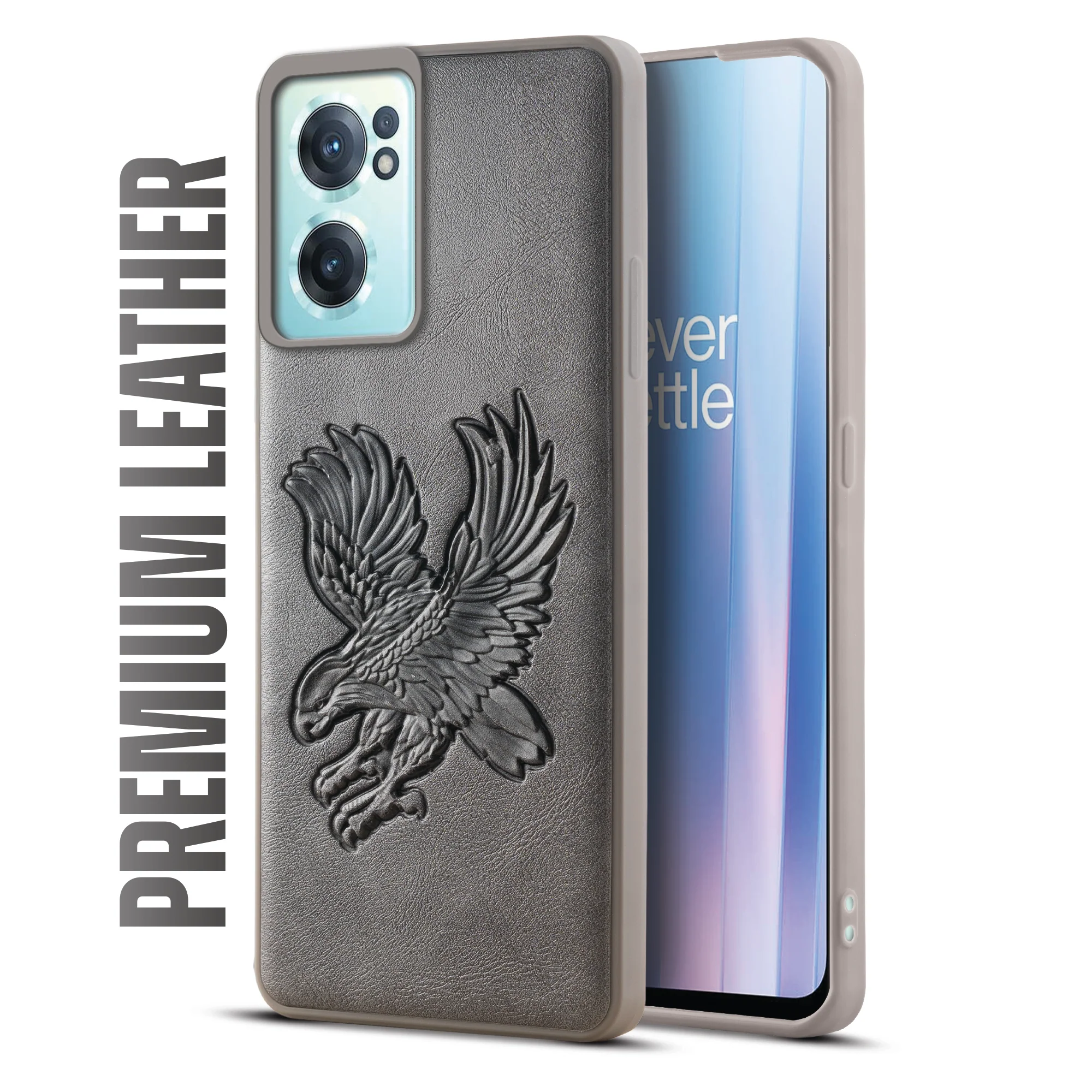 Eagle Textured Leather Back Case Cover for OnePlus Nord CE 2 5G - Image 13