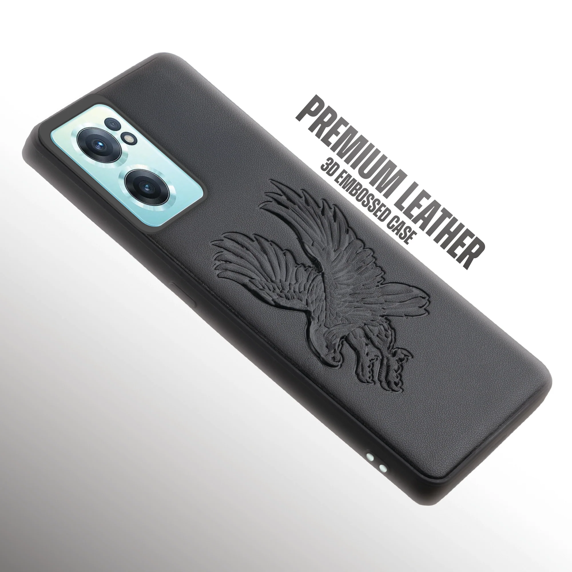 Eagle Textured Leather Back Case Cover for OnePlus Nord CE 2 5G - Image 6