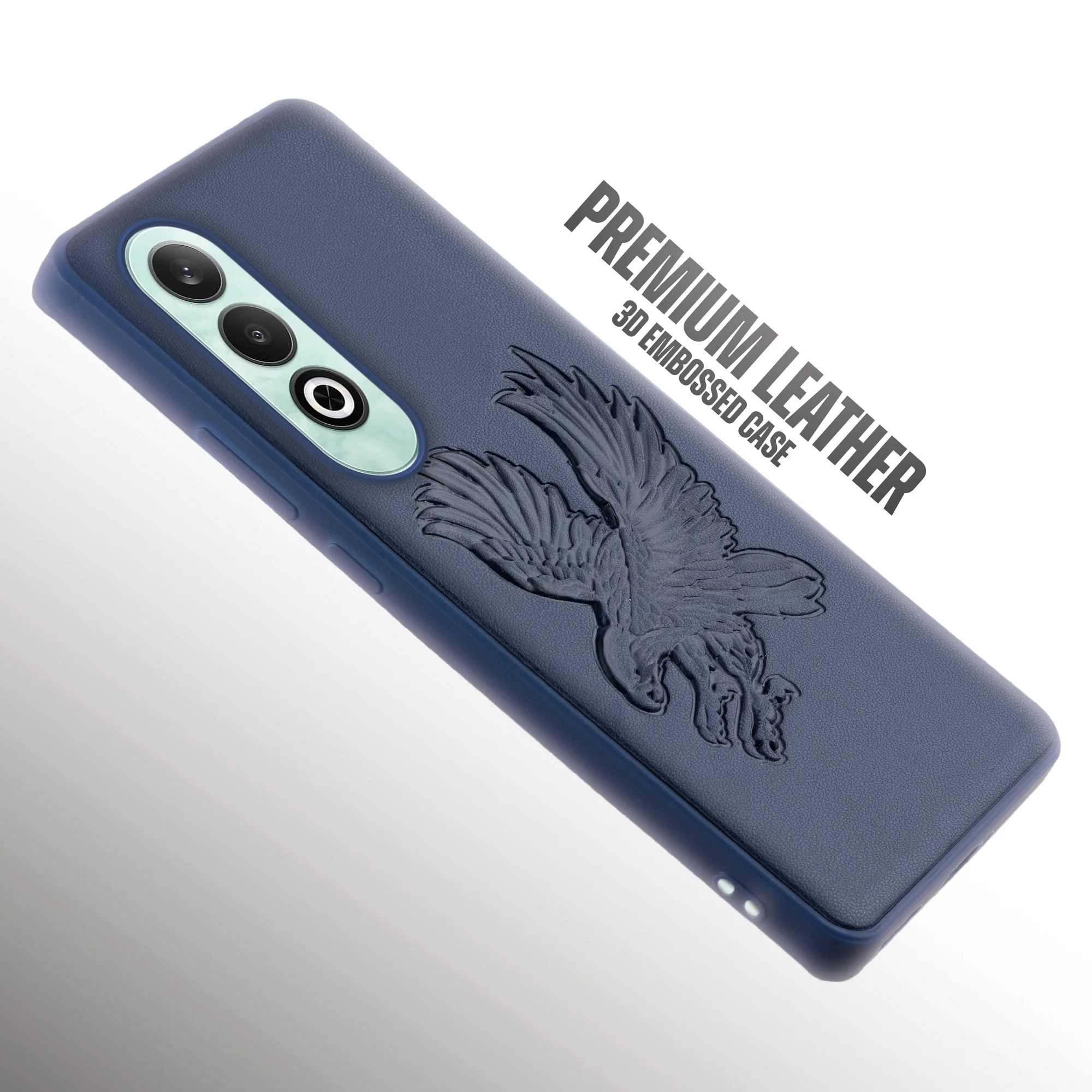 Eagle Textured Leather Back Case Cover for OnePlus Nord CE 4 5G - Image 24