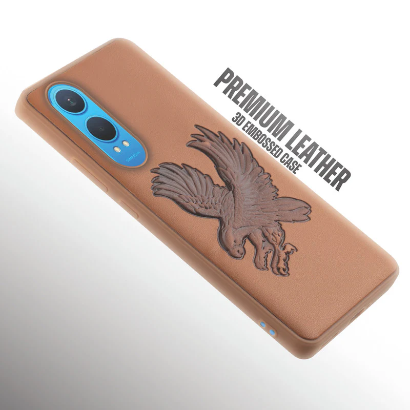 Eagle Textured Leather Back Case Cover for OnePlus Nord CE 4 Lite 5G - Image 12