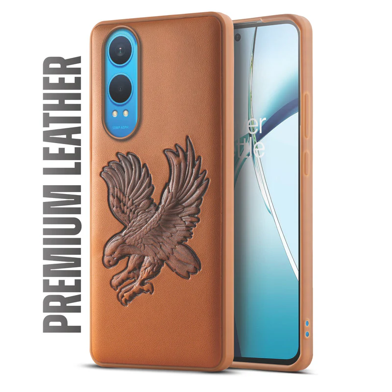 Eagle Textured Leather Back Case Cover for OnePlus Nord CE 4 Lite 5G - Image 7