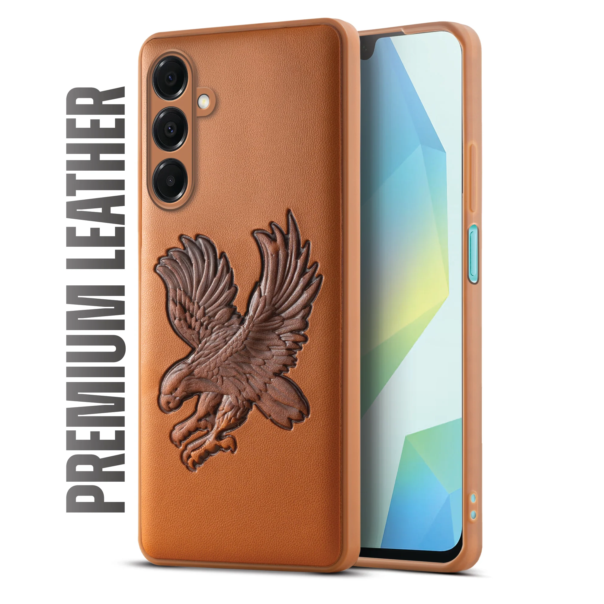 Eagle Textured Leather Back Case Cover for Samsung A16 5G - Image 13