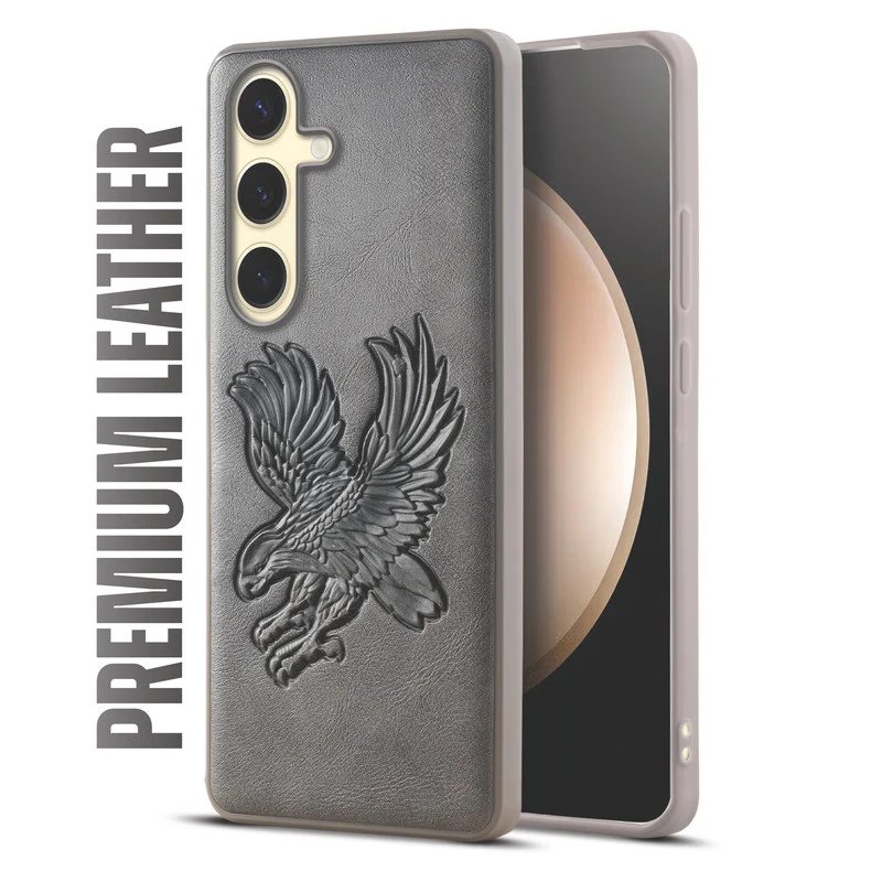 Eagle Textured Leather Back Case Cover for Samsung S23 FE 5G - Image 13