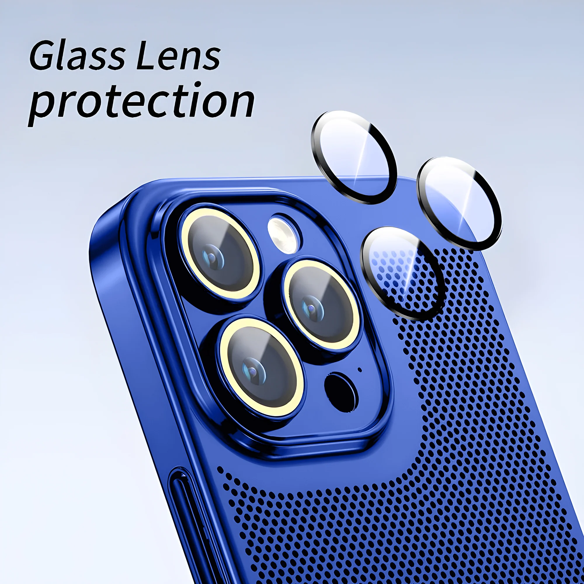 Electroplating  Heat Dissipation Phone Case for - Apple iPhone 15 pro - Image 3