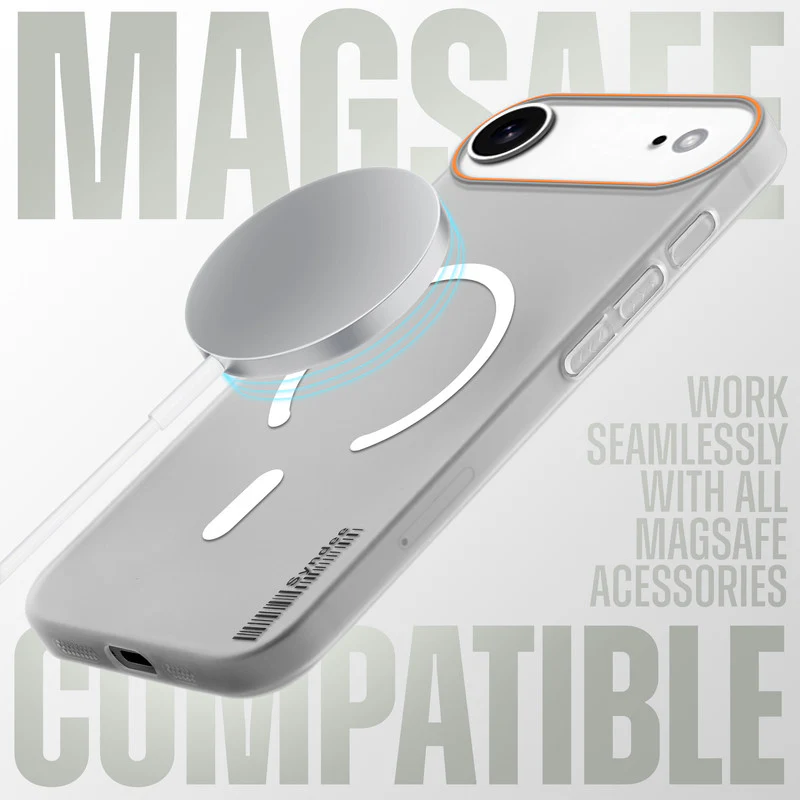 Colourful Frosted Matte Wireless Charging Support Back Cover Case for Apple iPhone 17 Air With Raised Camera Protection - Image 21