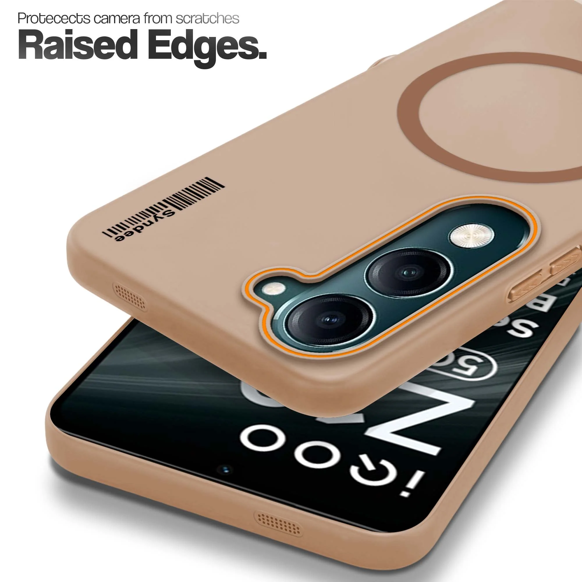 Colourful Frosted Matte With Raised Camera Protection Back Cover Case For iQOO Z10 Lite 5G - Image 9