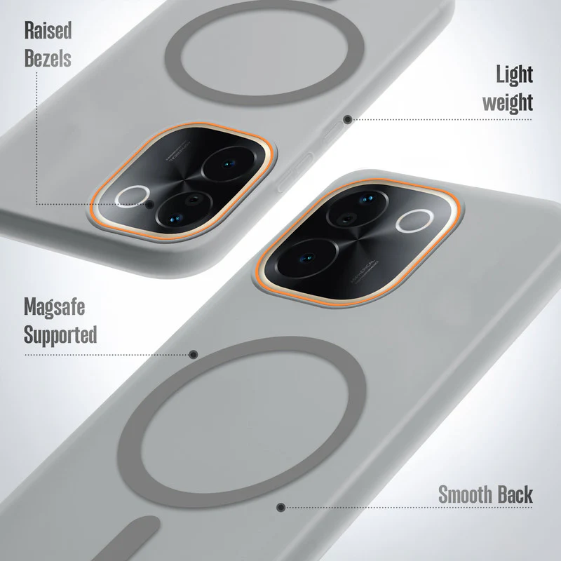 Colourful Frosted Matte With Raised Camera Protection Back Cover Case For iQOO Z9s Pro 5G - Image 10
