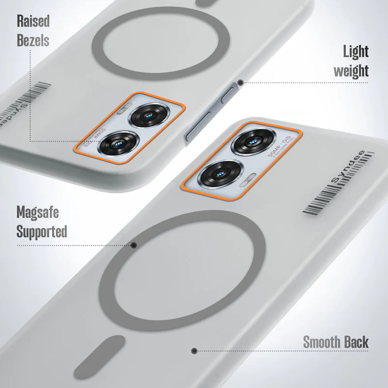 Colourful Frosted Matte With Raised Camera Protection Back Cover Case For Motorola Moto Edge 50 Fusion 5G - Image 4