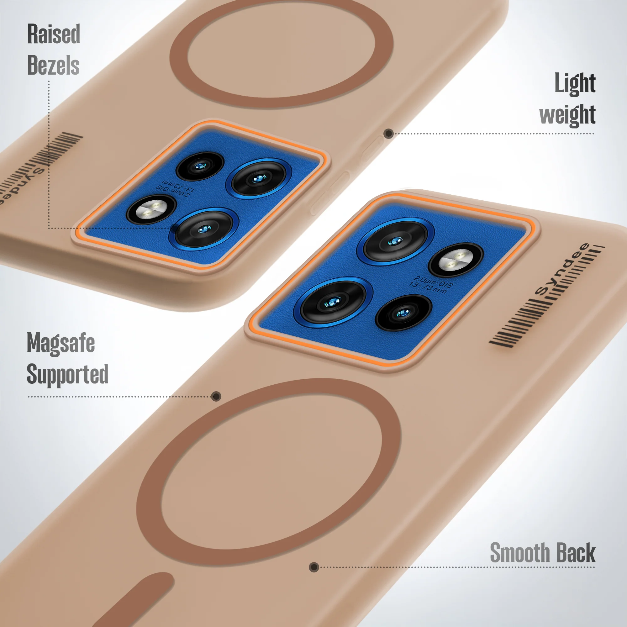 Colourful Frosted Matte Wireless Charging Support Back Cover Case for Motorola Moto Edge 50 Neo 5G With Raised Camera Protection - Image 28