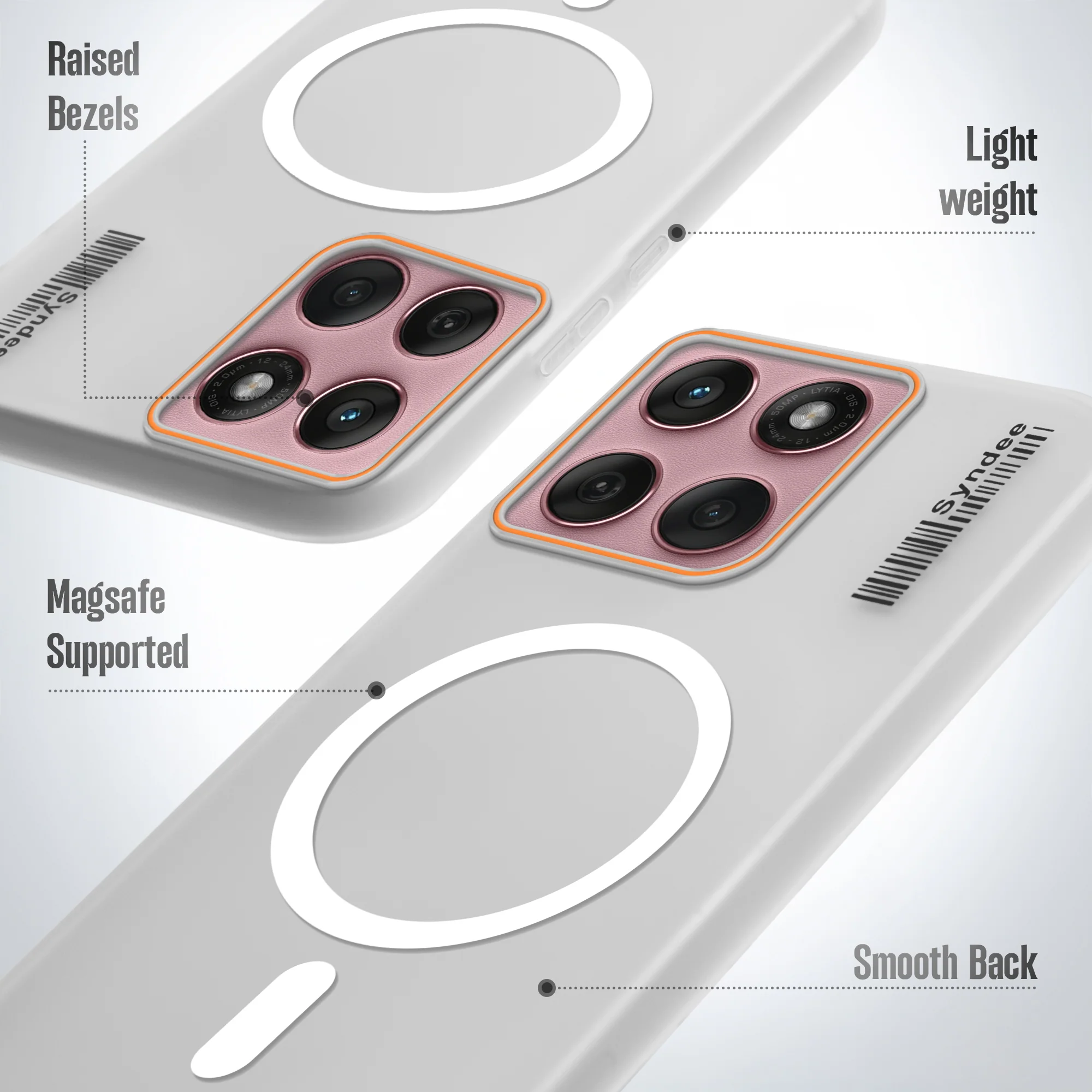 Colourful Frosted Matte With Raised Camera Protection Back Cover Case For Motorola Moto Edge 60 Fusion 5G - Image 16