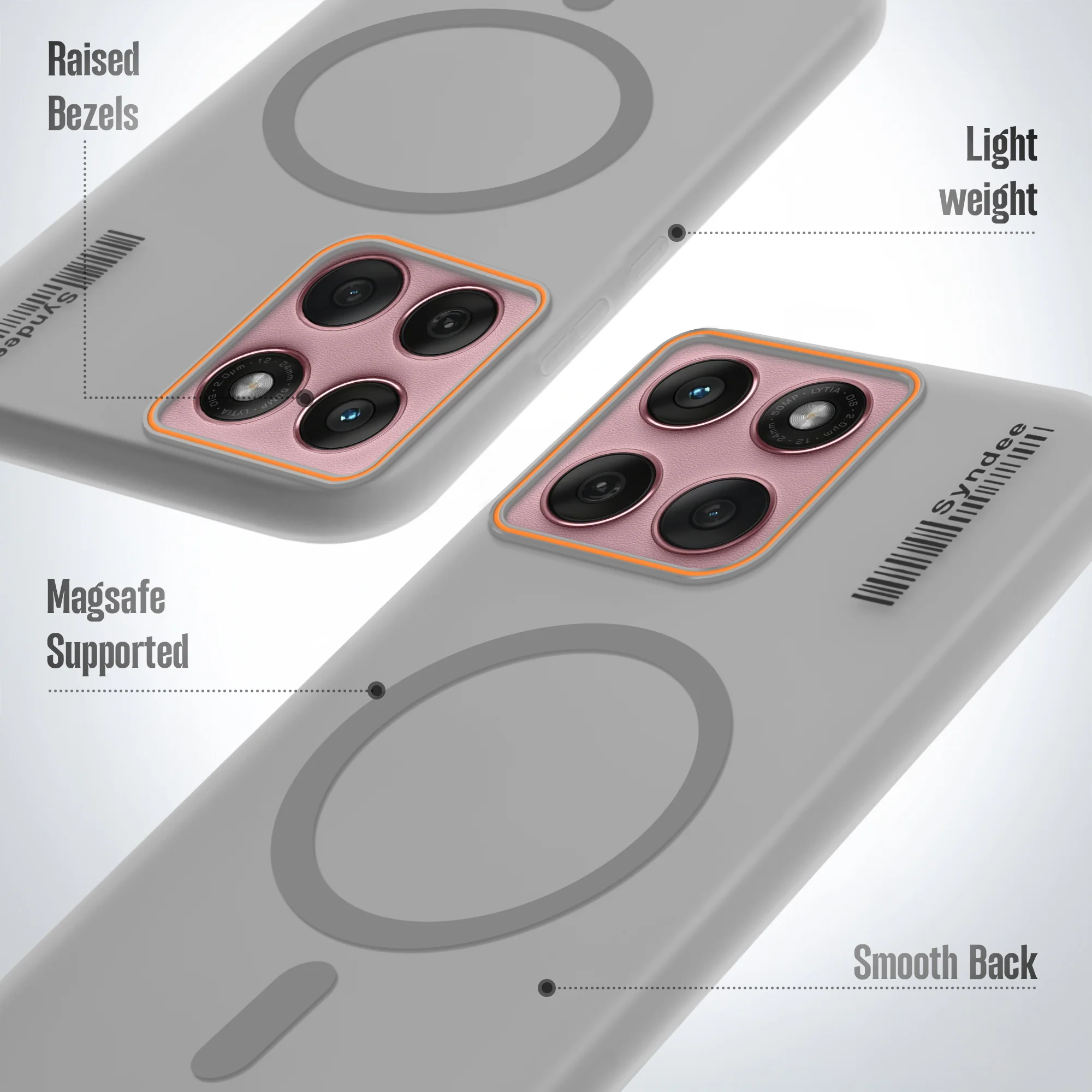 Colourful Frosted Matte With Raised Camera Protection Back Cover Case For Motorola Moto Edge 60 Fusion 5G - Image 4