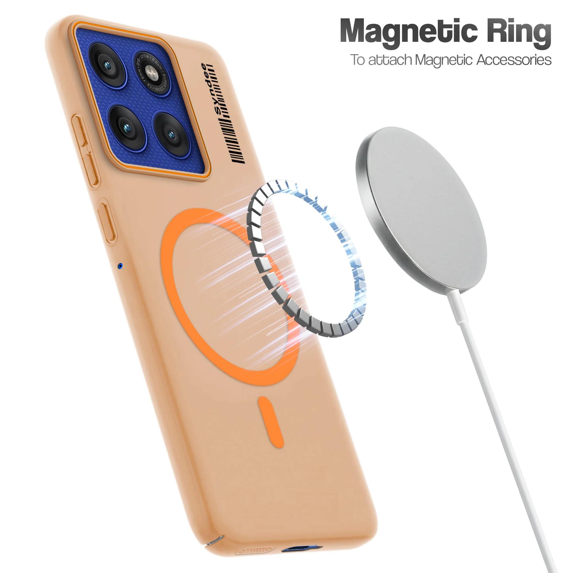 Colourful Frosted Matte Wireless Charging Support Back Cover Case for Motorola Moto Edge 60 Pro 5G With Raised Camera Protection - Image 27