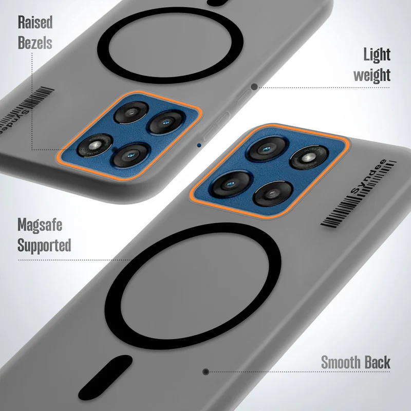 Colourful Frosted Matte Wireless Charging Support Back Cover Case for Motorola Moto Edge 60 Stylus 5G With Raised Camera Protection - Image 10