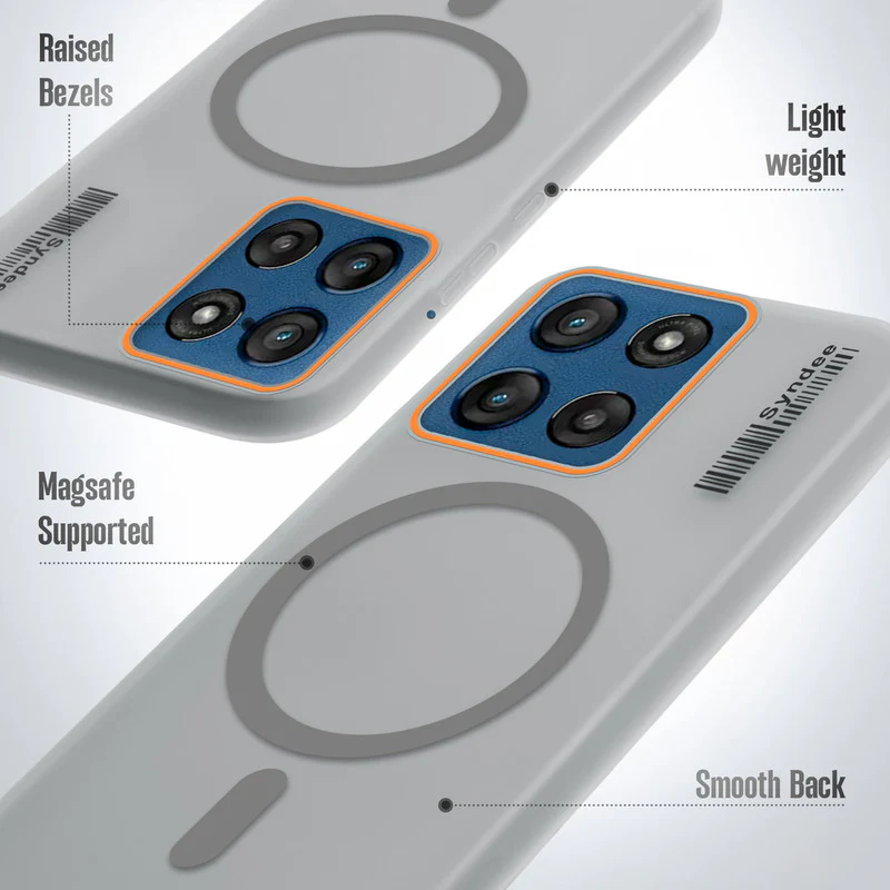 Colourful Frosted Matte Wireless Charging Support Back Cover Case for Motorola Moto Edge 60 Stylus 5G With Raised Camera Protection - Image 4