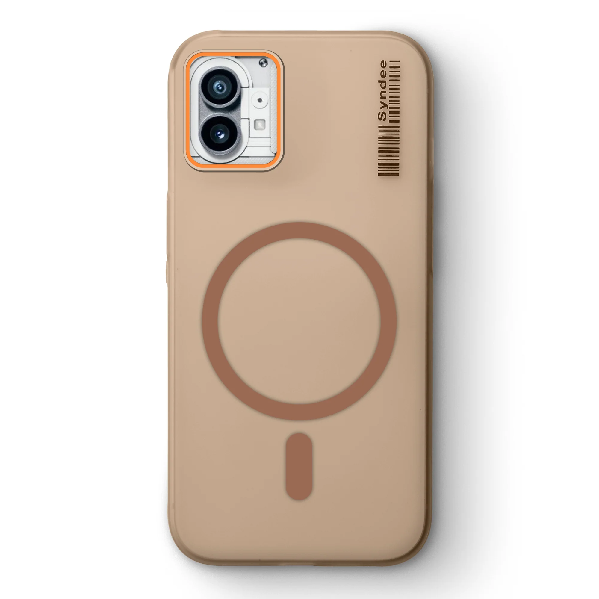 Colourful Frosted Matte Wireless Charging Support Back Cover Case for Nothing Phone 1 With Raised Camera Protection - Image 29