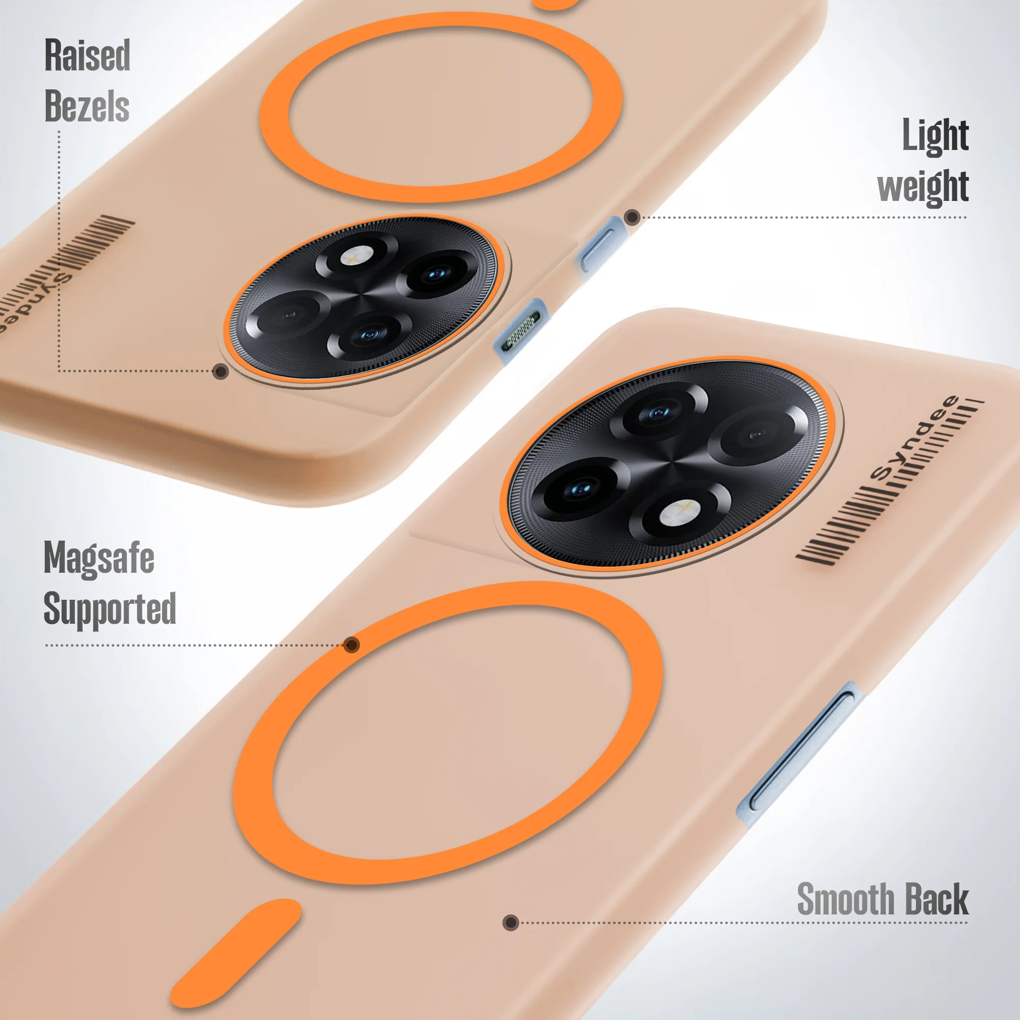 Colourful Frosted Matte With Raised Camera Protection Back Cover Case For OnePlus 11R 5G - Image 16