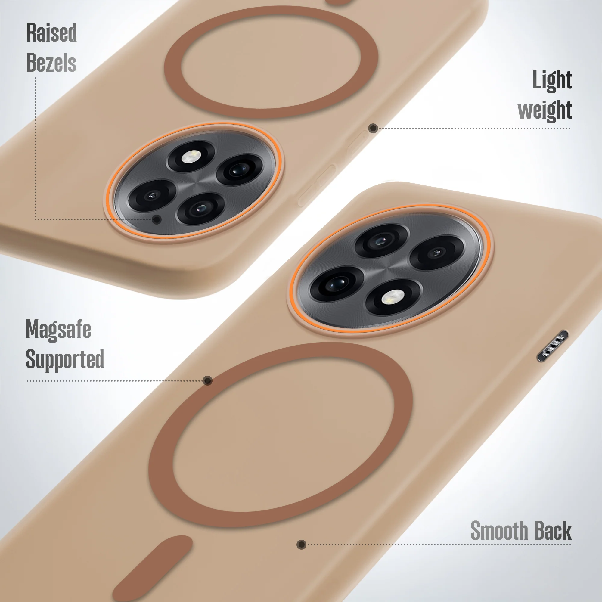 Colourful Frosted Matte With Raised Camera Protection Back Cover Case For OnePlus 13R 5G - Image 28