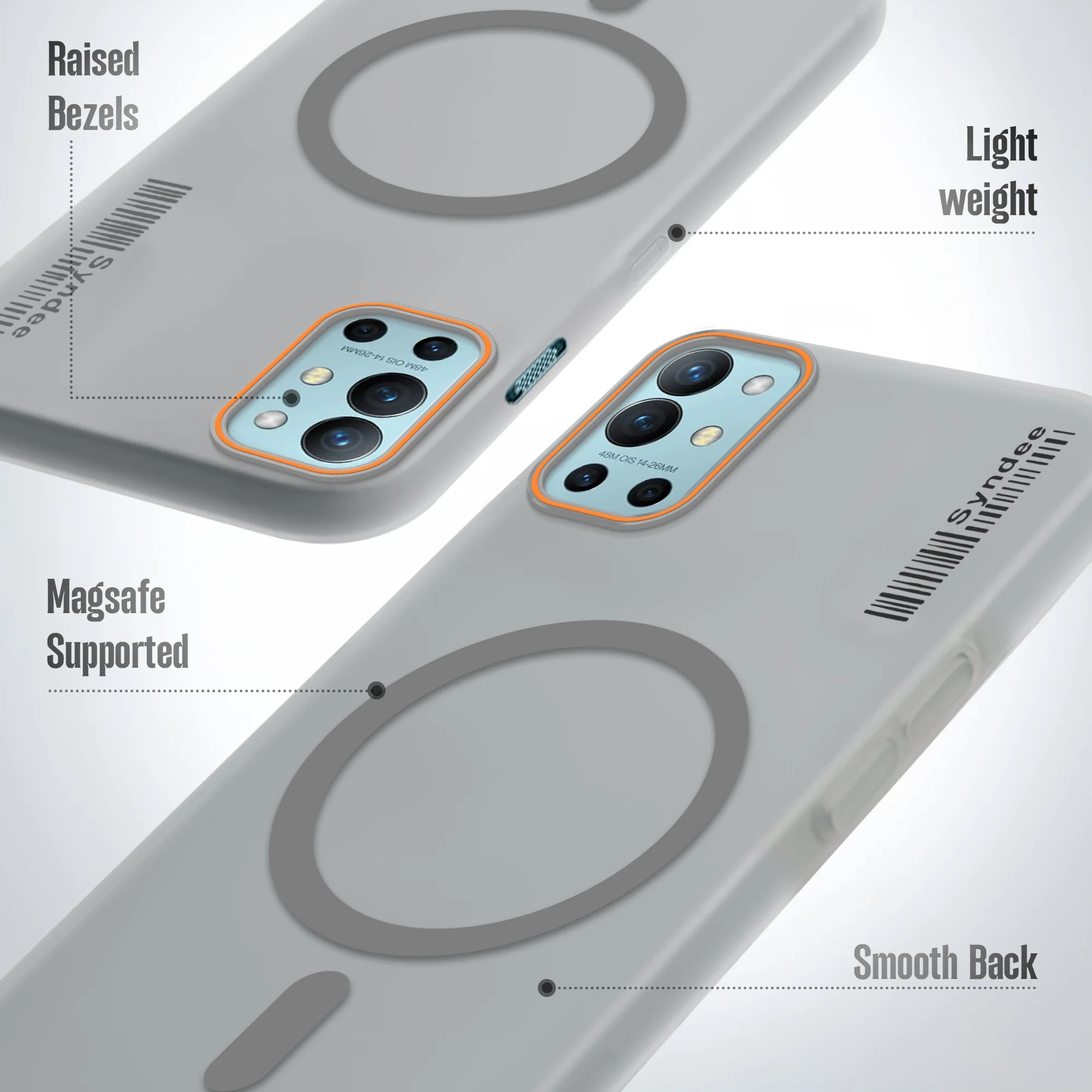 Colourful Frosted Matte With Raised Camera Protection Back Cover Case For OnePlus 9R - Image 10