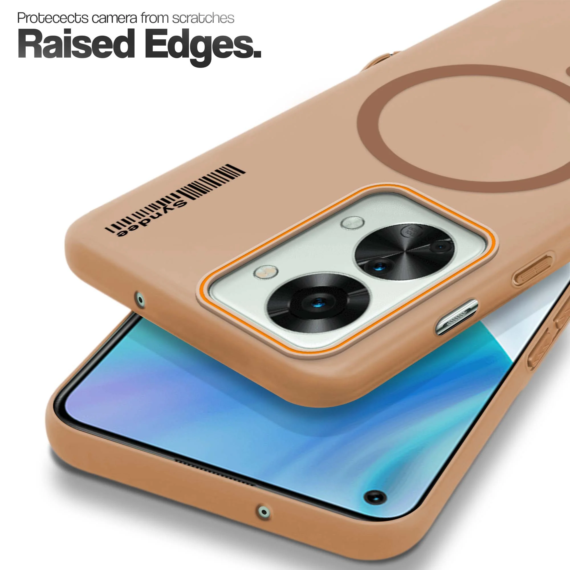 Colourful Frosted Matte With Raised Camera Protection Back Cover Case For OnePlus Nord 2T 5G - Image 9