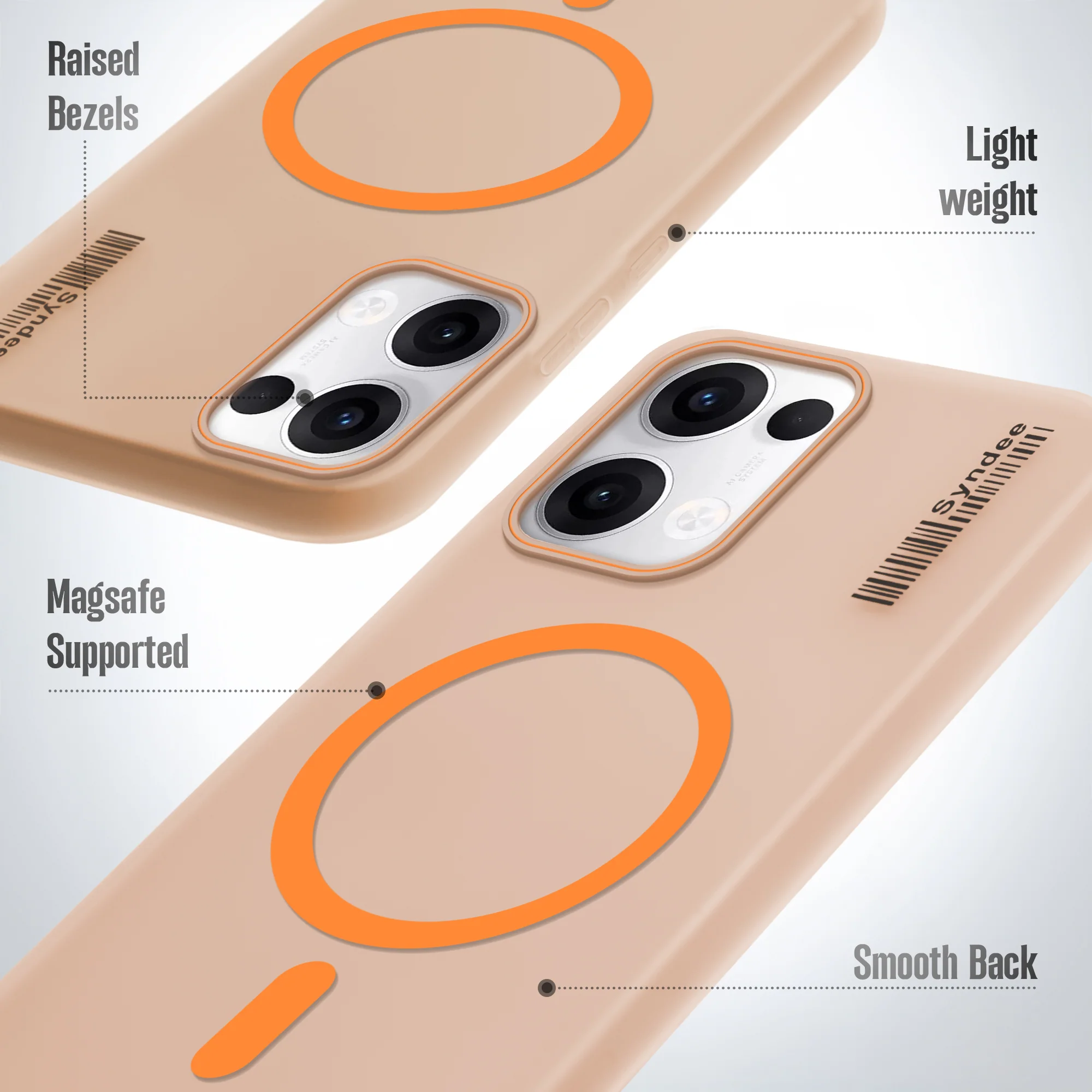 Colourful Frosted Matte With Raised Camera Protection Back Cover Case For Oppo Reno 13 5G - Image 16