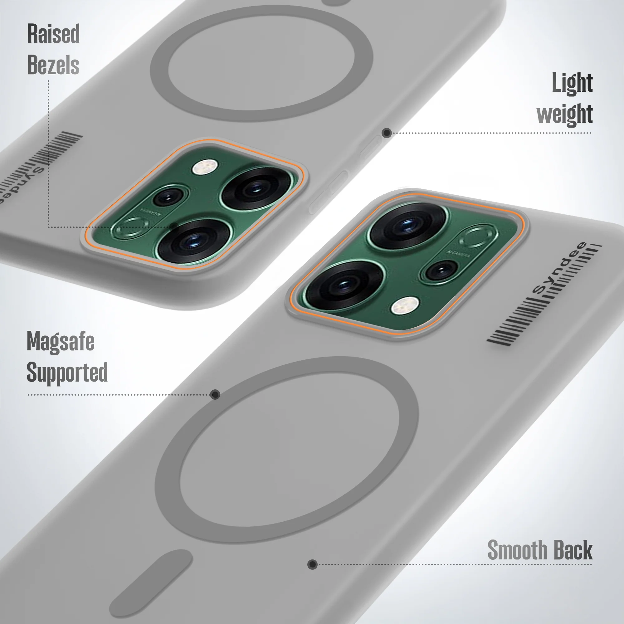 Colourful Frosted Matte With Raised Camera Protection Back Cover Case For Oppo Reno 14 5G - Image 10