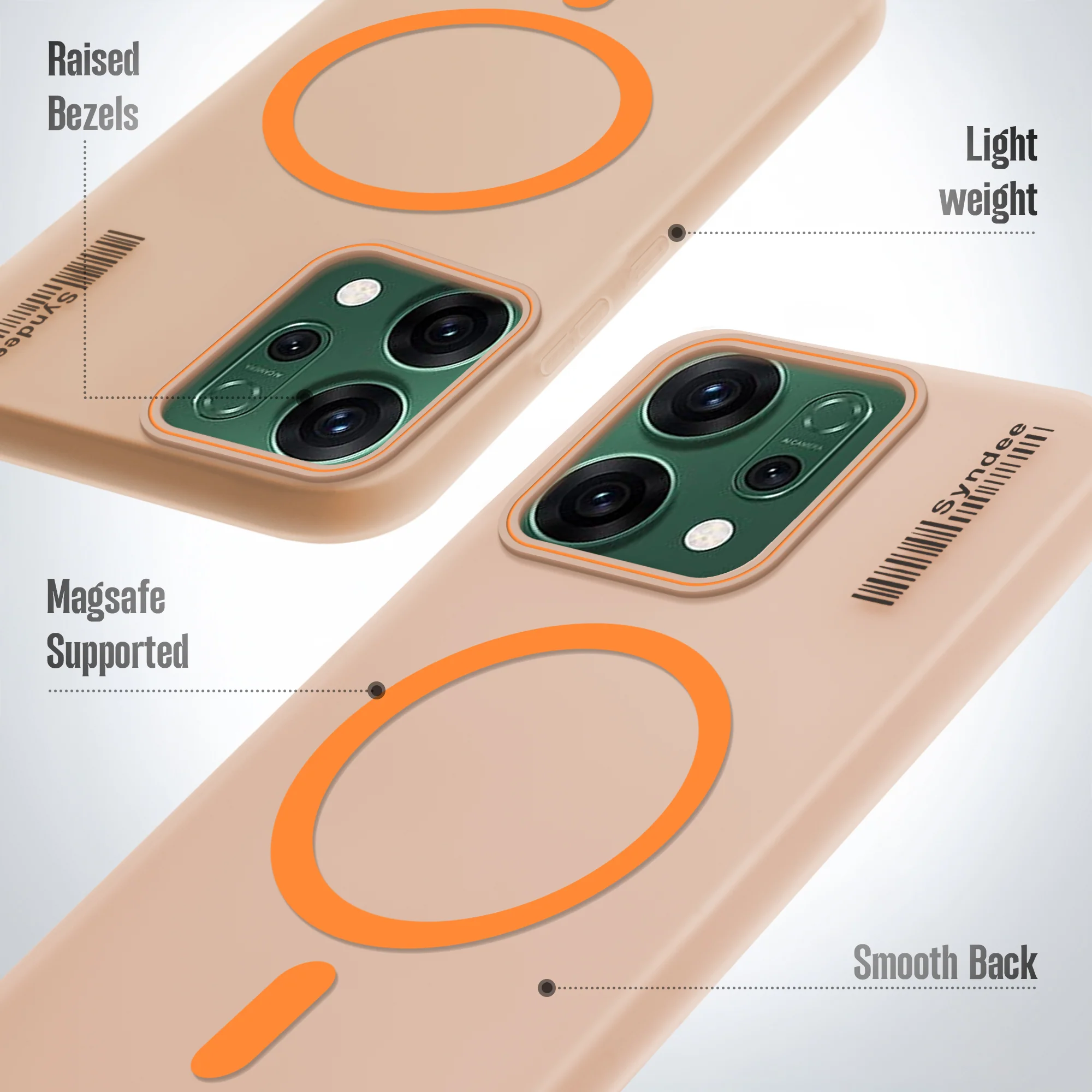 Colourful Frosted Matte With Raised Camera Protection Back Cover Case For Oppo Reno 14 5G - Image 28
