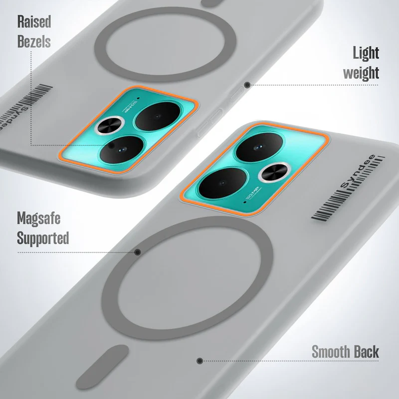 Colourful Frosted Matte With Raised Camera Protection Back Cover Case For Realme 14T 5G - Image 10