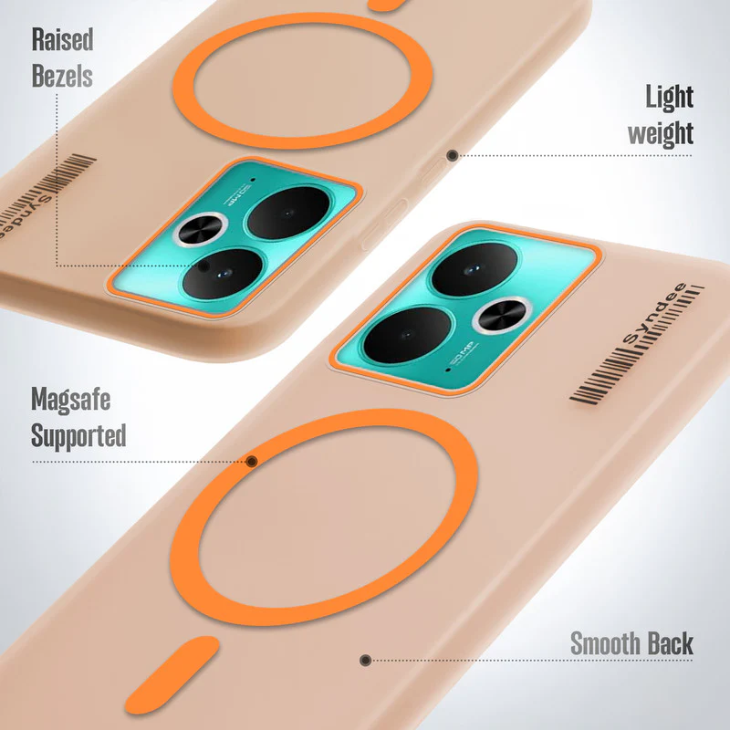 Colourful Frosted Matte With Raised Camera Protection Back Cover Case For Realme 14T 5G - Image 16