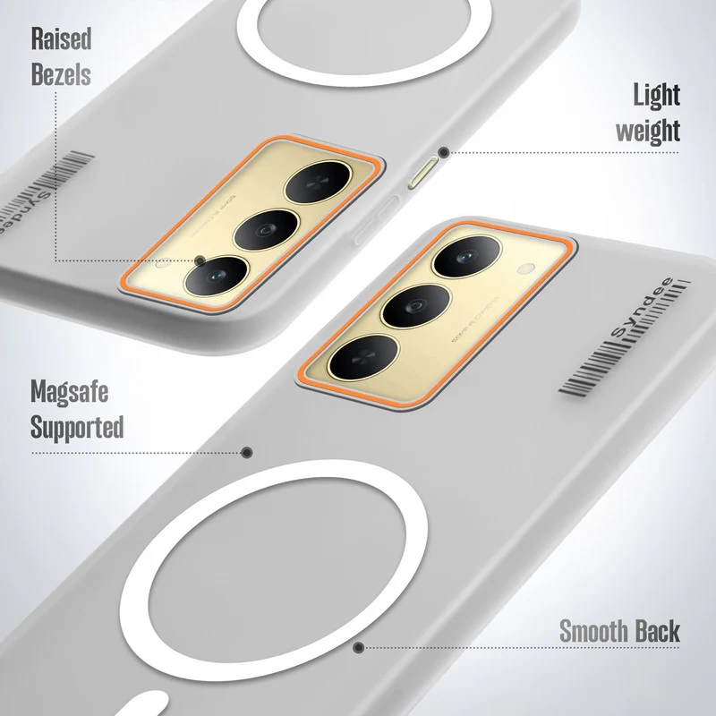 Colourful Frosted Matte With Raised Camera Protection Back Cover Case For Realme 14x 5G - Image 21