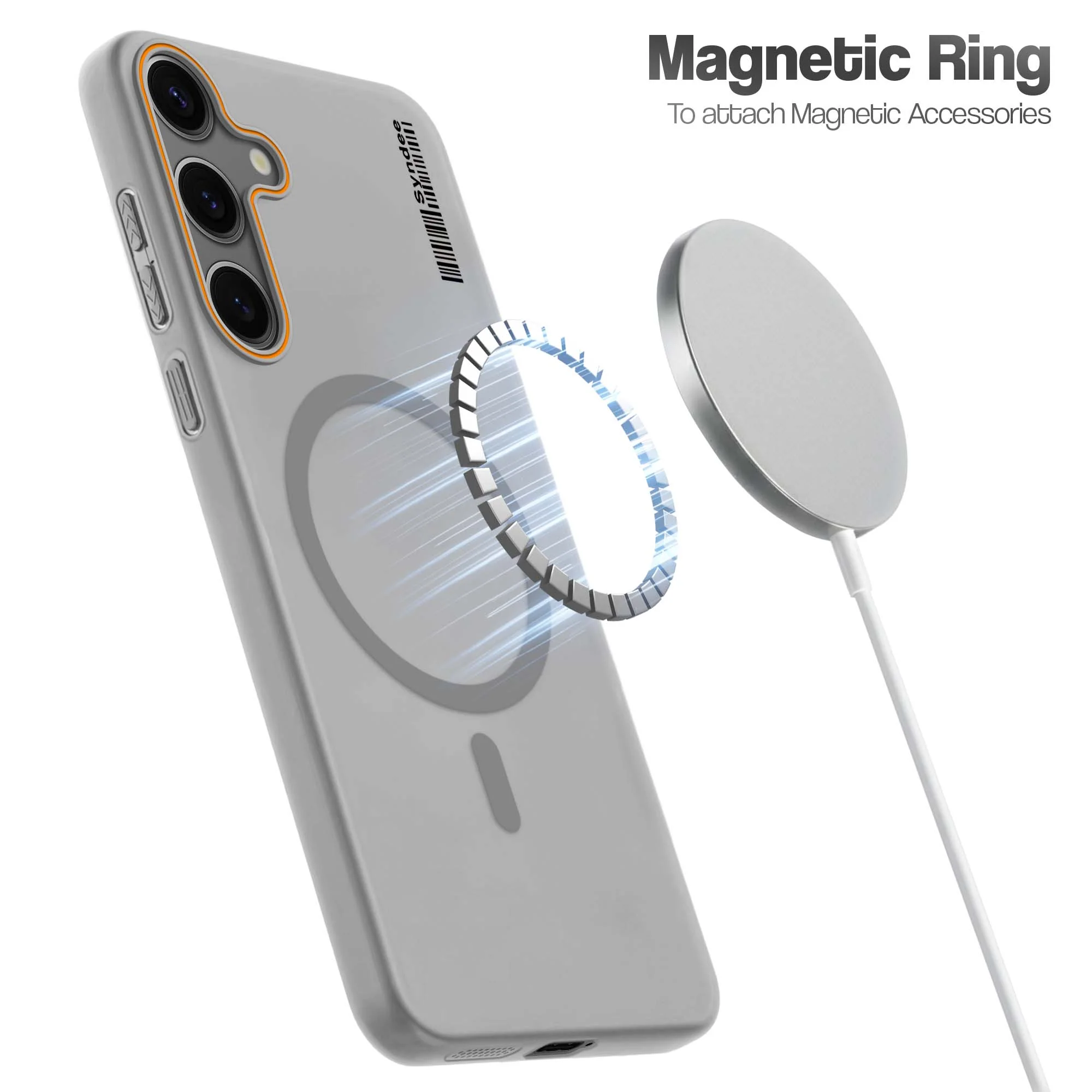 Colourful Frosted Matte Wireless Charging Support Back Cover Case for Samsung S24 5G With Raised Camera Protection - Image 8