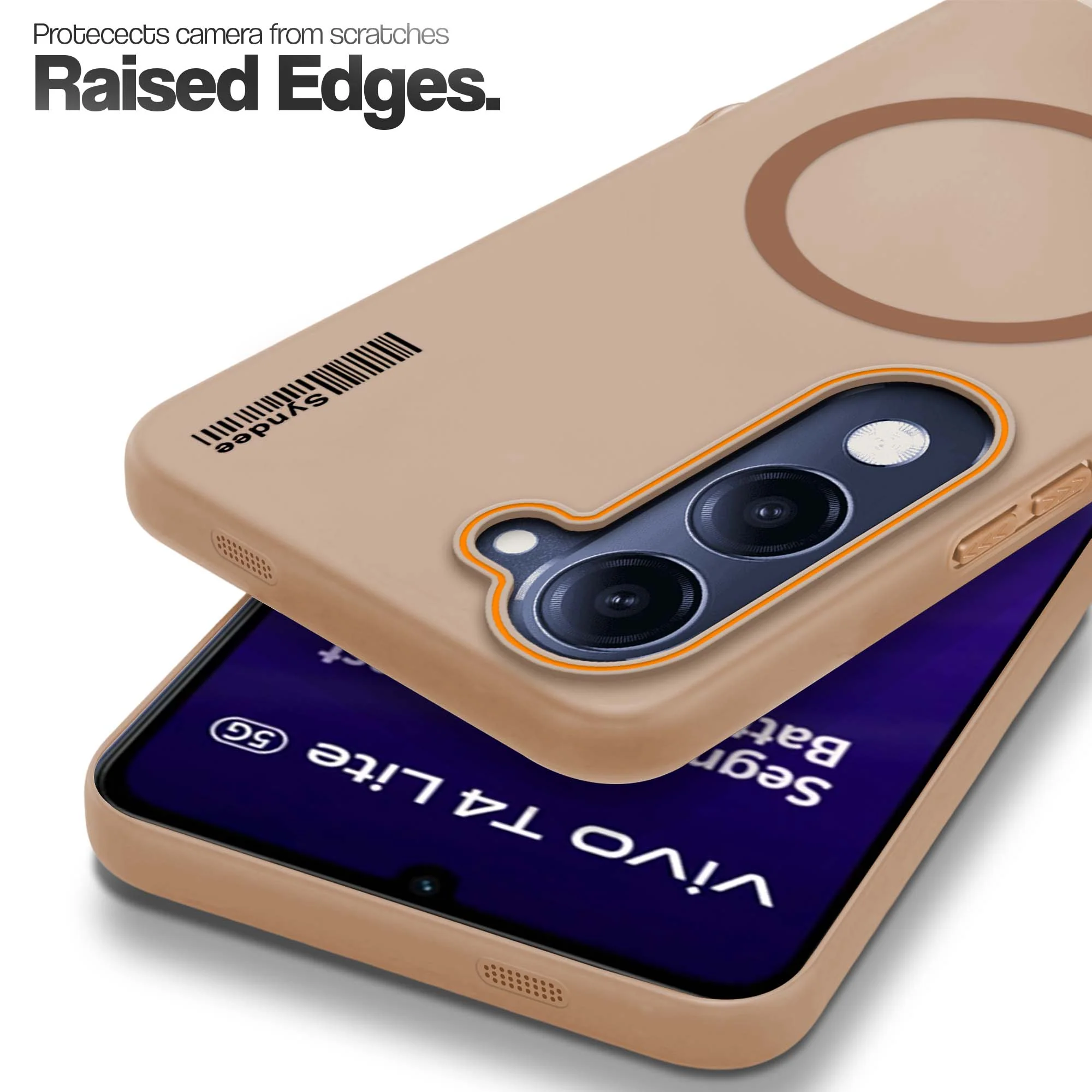 Colourful Frosted Matte With Raised Camera Protection Back Cover Case For Vivo T4 Lite 5G - Image 14