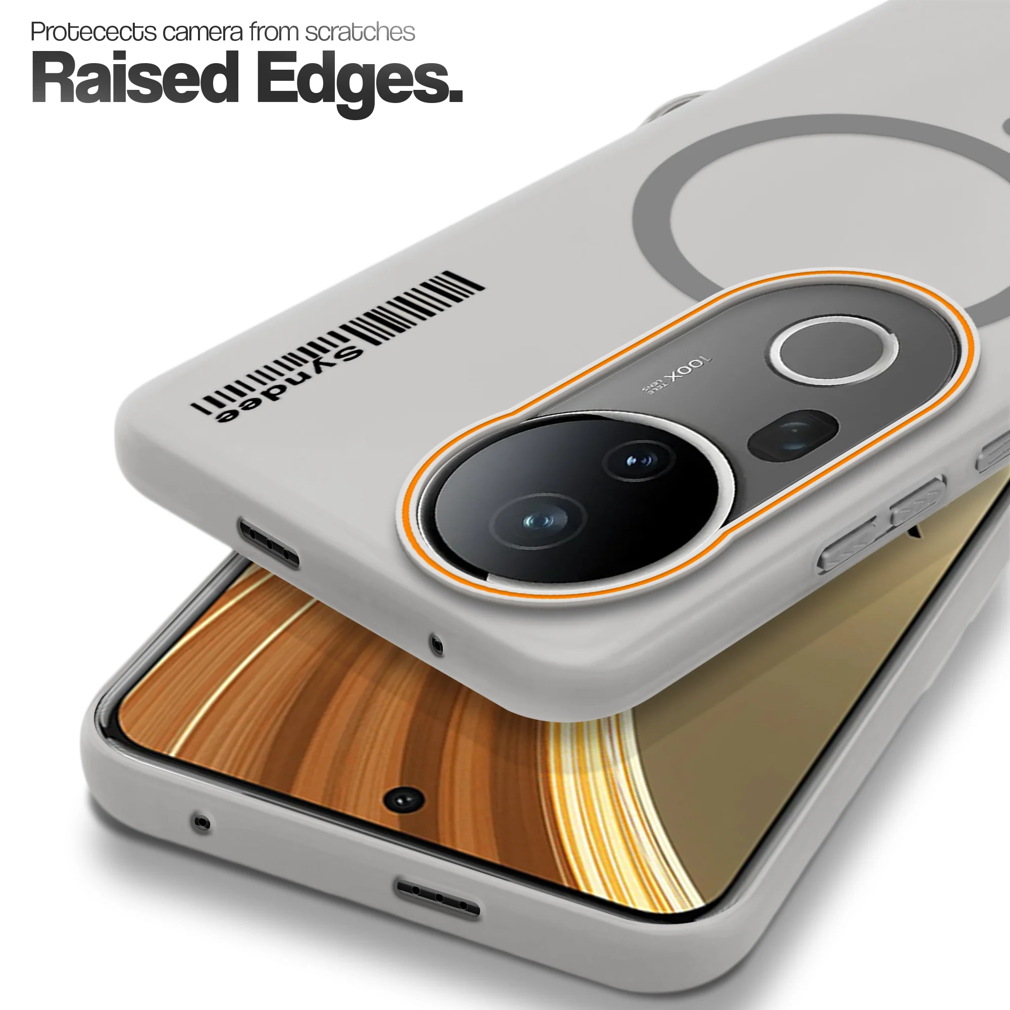 Colourful Frosted Matte With Raised Camera Protection Back Cover Case For Vivo T4 Ultra 5G - Image 4