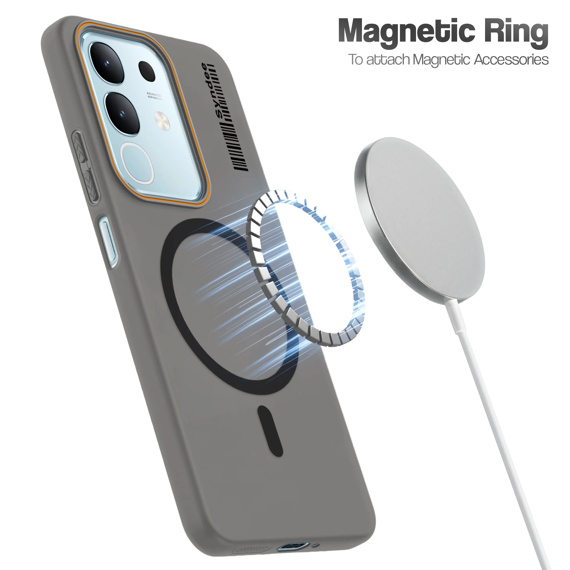 Colourful Frosted Matte With Raised Camera Protection Back Cover Case For Vivo T4X 5G - Image 17