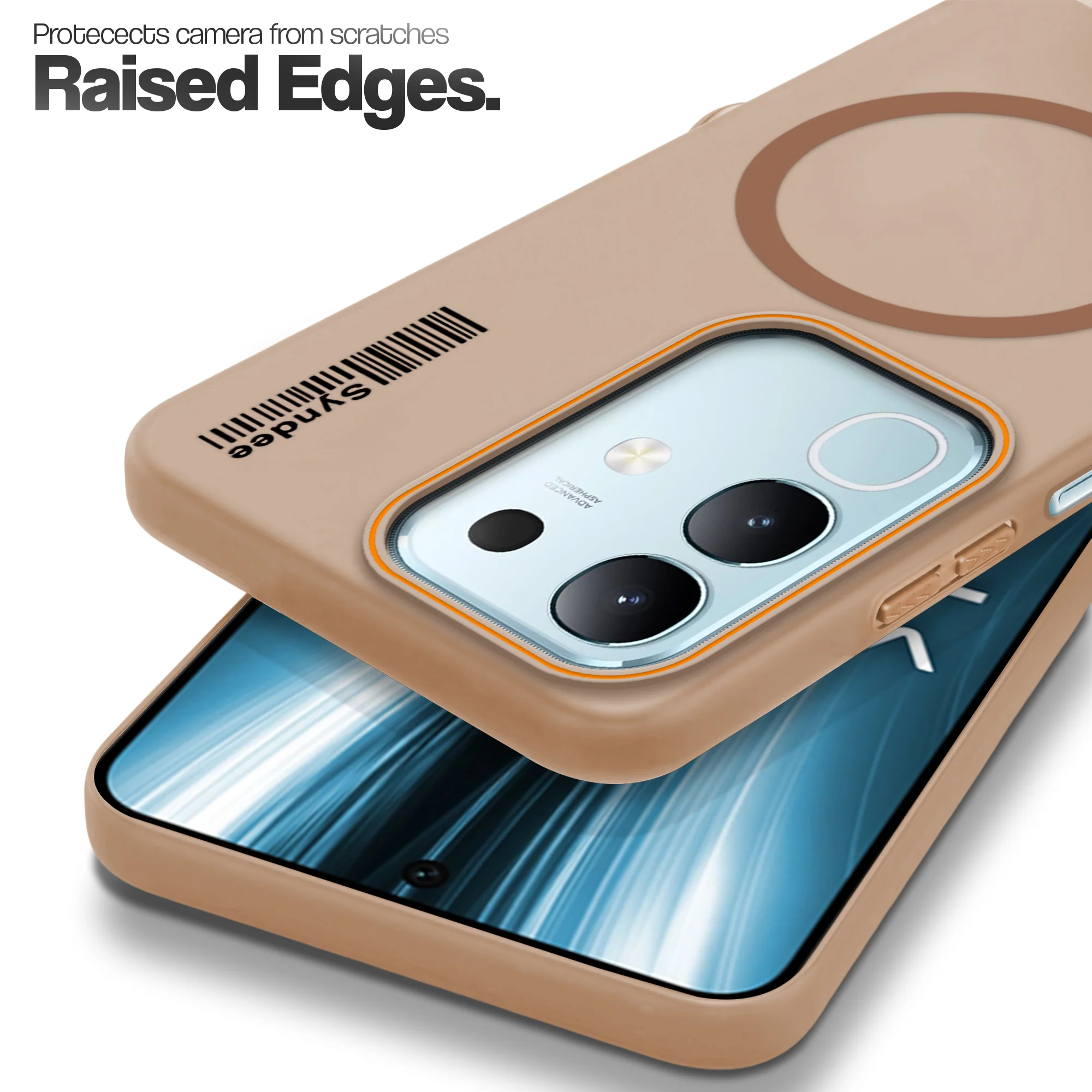 Colourful Frosted Matte With Raised Camera Protection Back Cover Case For Vivo T4X 5G - Image 23