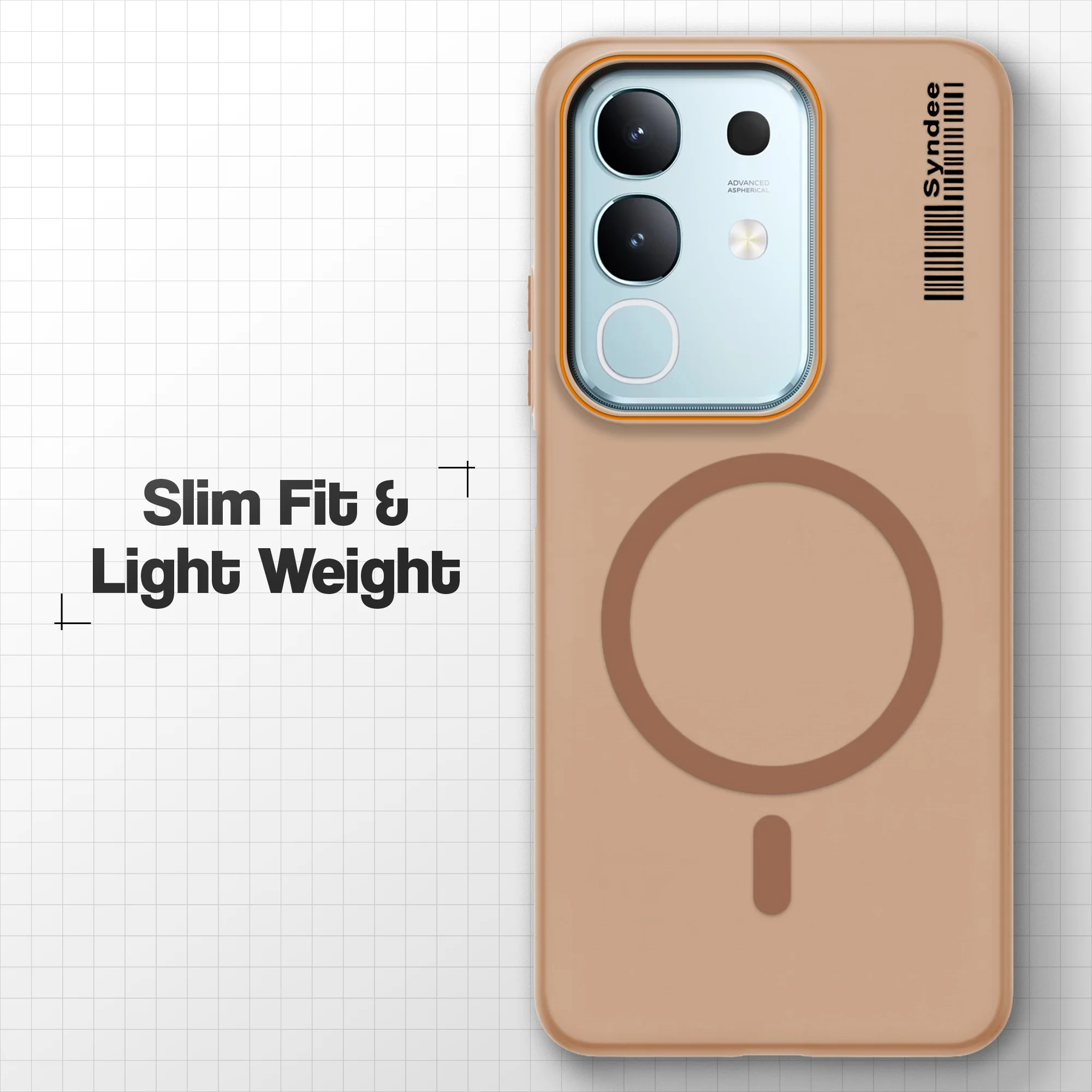 Colourful Frosted Matte With Raised Camera Protection Back Cover Case For Vivo T4X 5G - Image 25