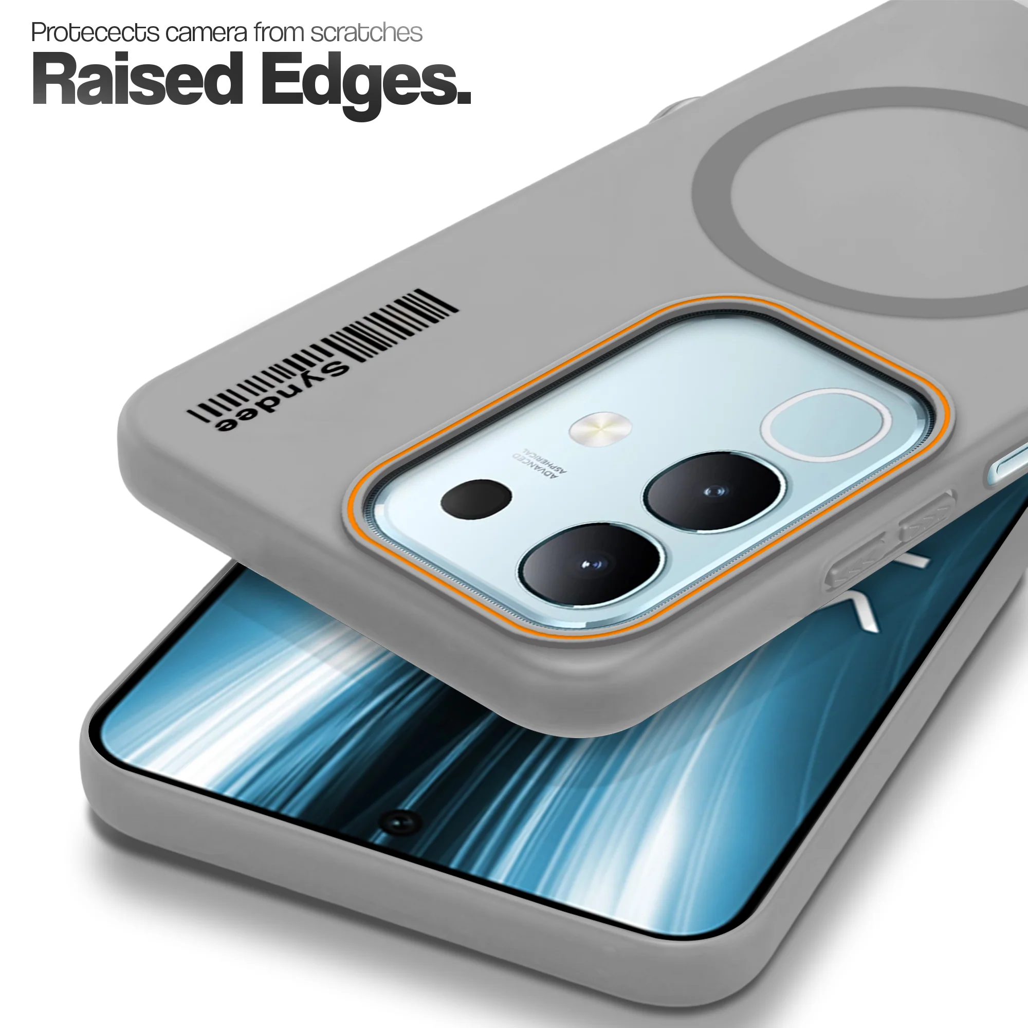 Colourful Frosted Matte With Raised Camera Protection Back Cover Case For Vivo T4X 5G - Image 3