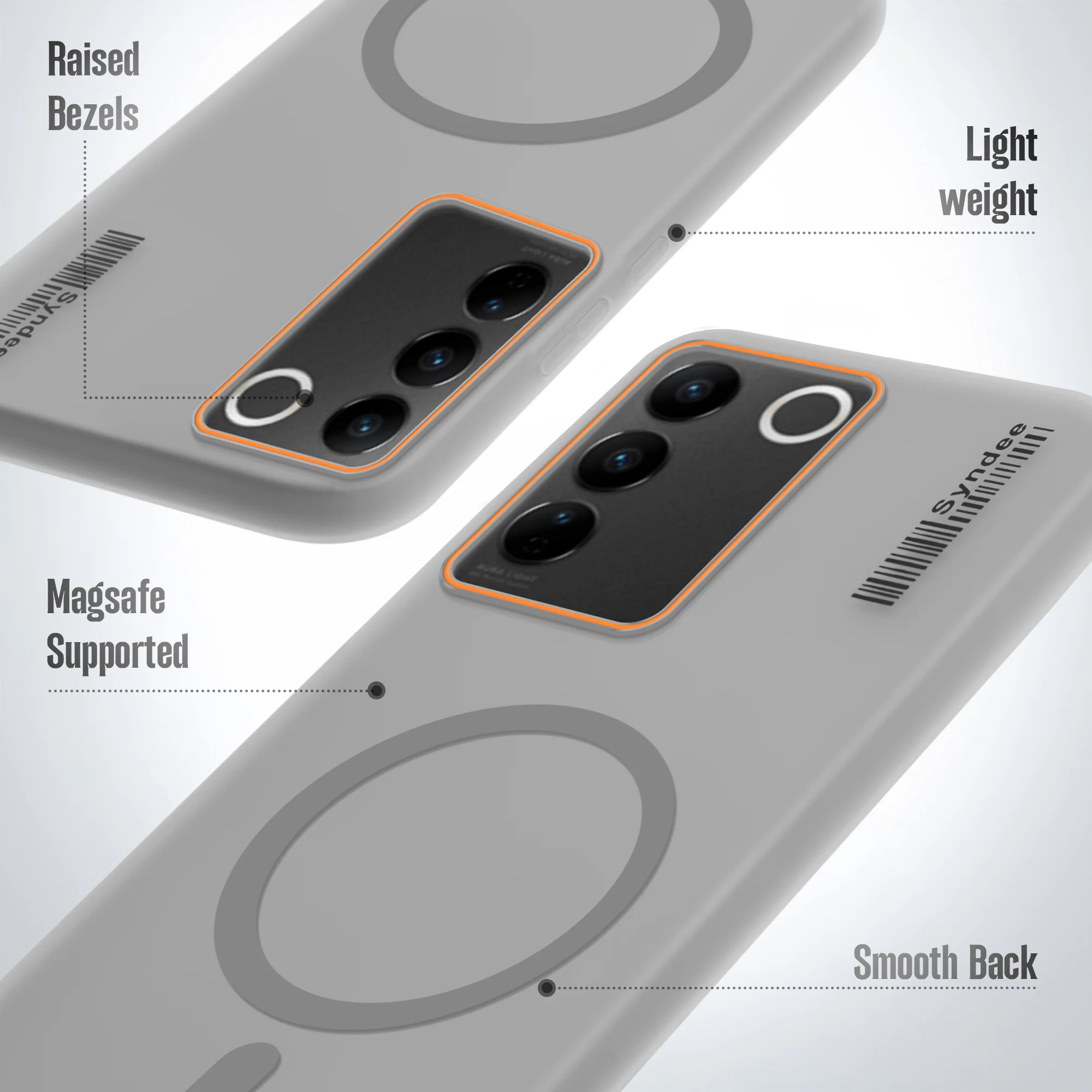 Colourful Frosted Matte With Raised Camera Protection Back Cover Case For Vivo V27 5G - Image 16