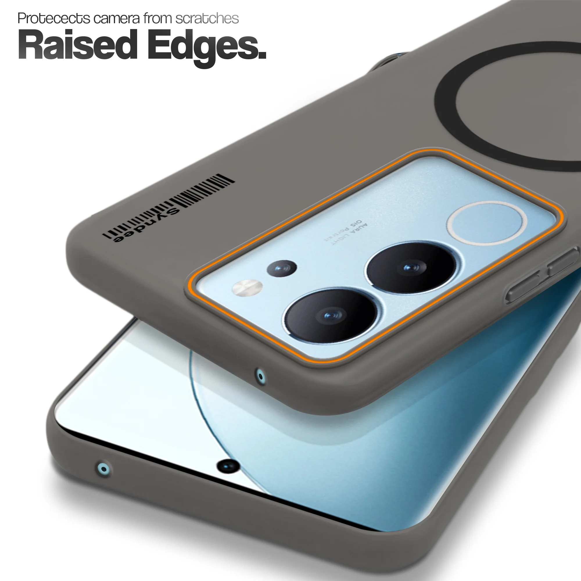 Colourful Frosted Matte With Raised Camera Protection Back Cover Case For Vivo V29 5G - Image 4