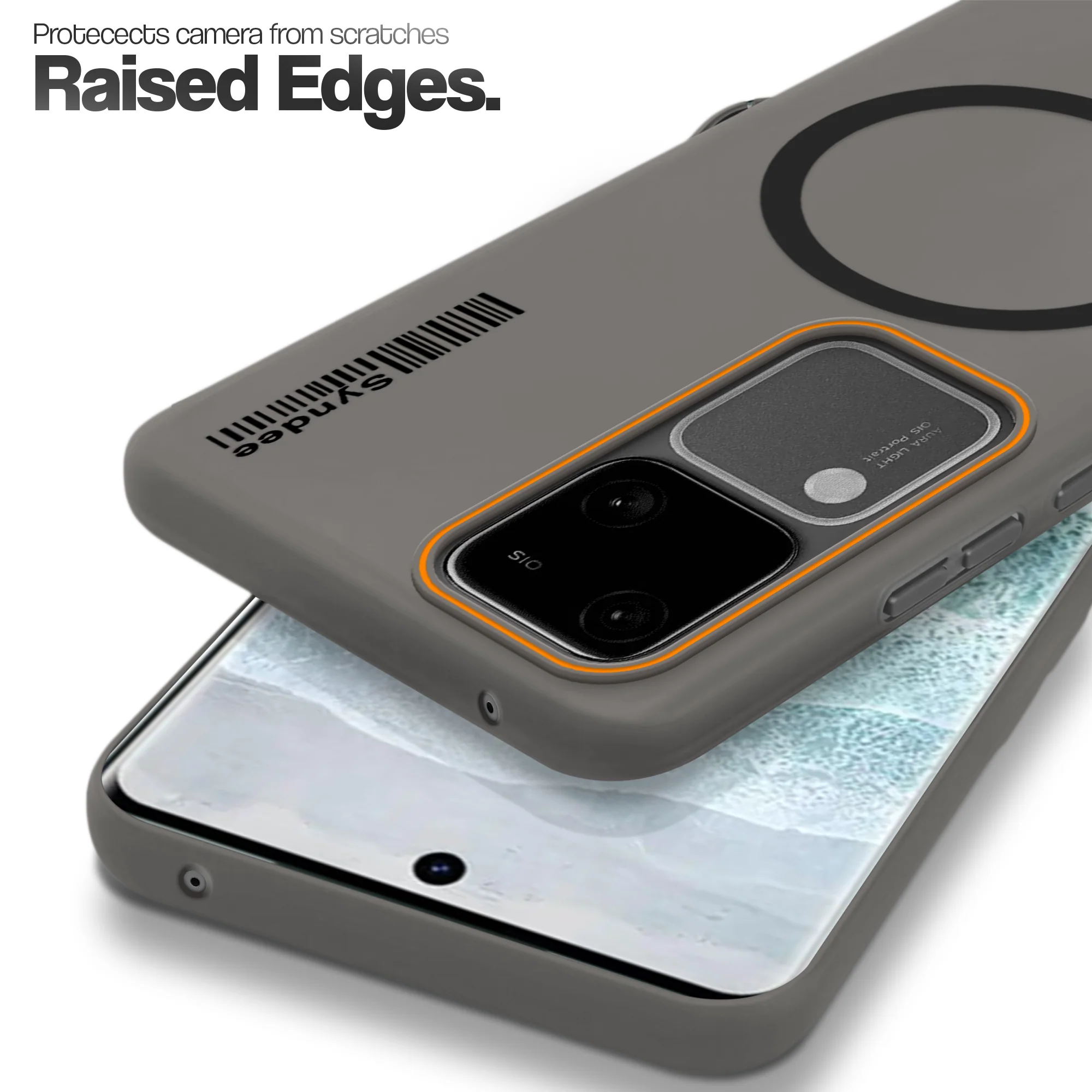 Colourful Frosted Matte With Raised Camera Protection Back Cover Case For Vivo V30 Pro 5G - Image 4