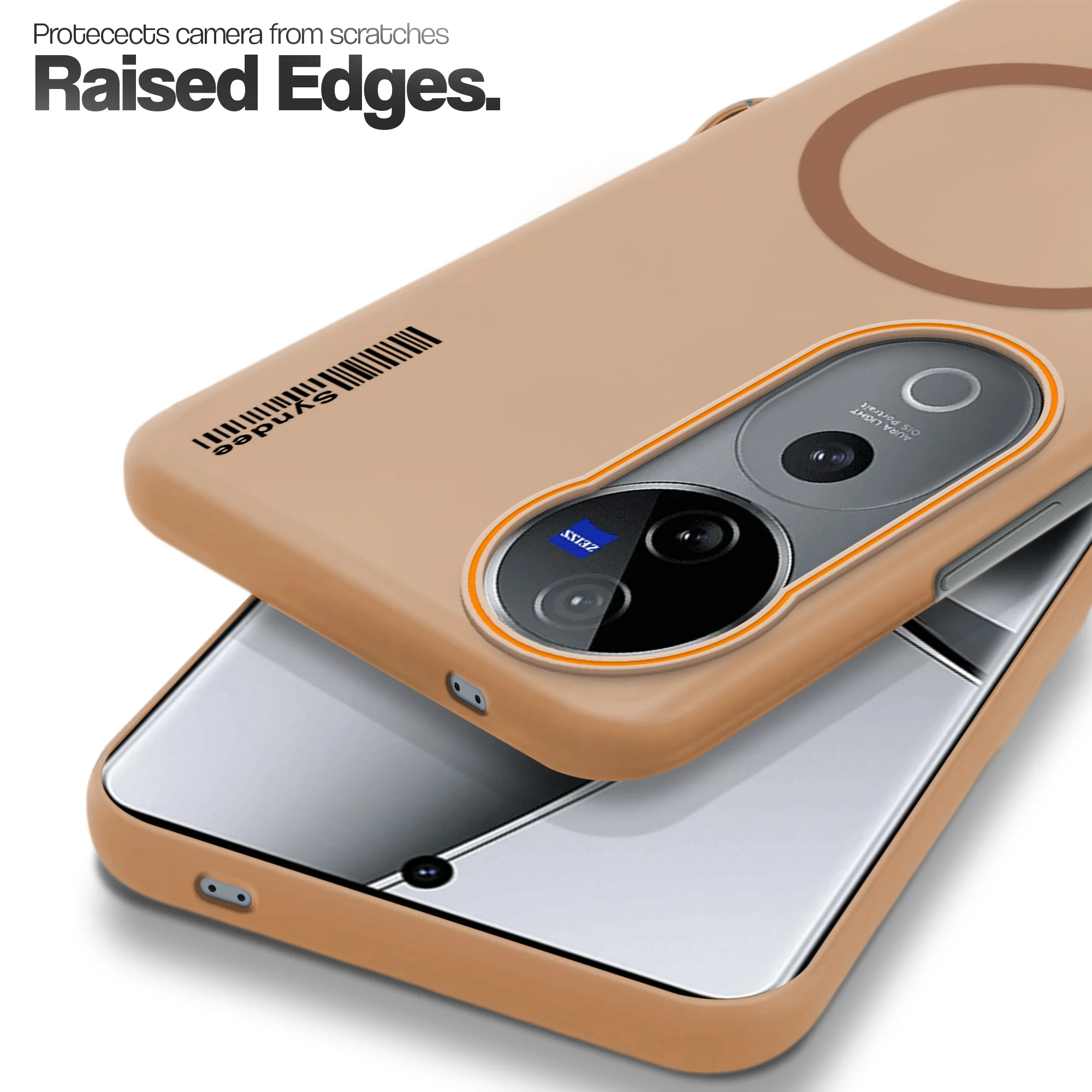 Colourful Frosted Matte With Raised Camera Protection Back Cover Case For Vivo V30e 5G - Image 14